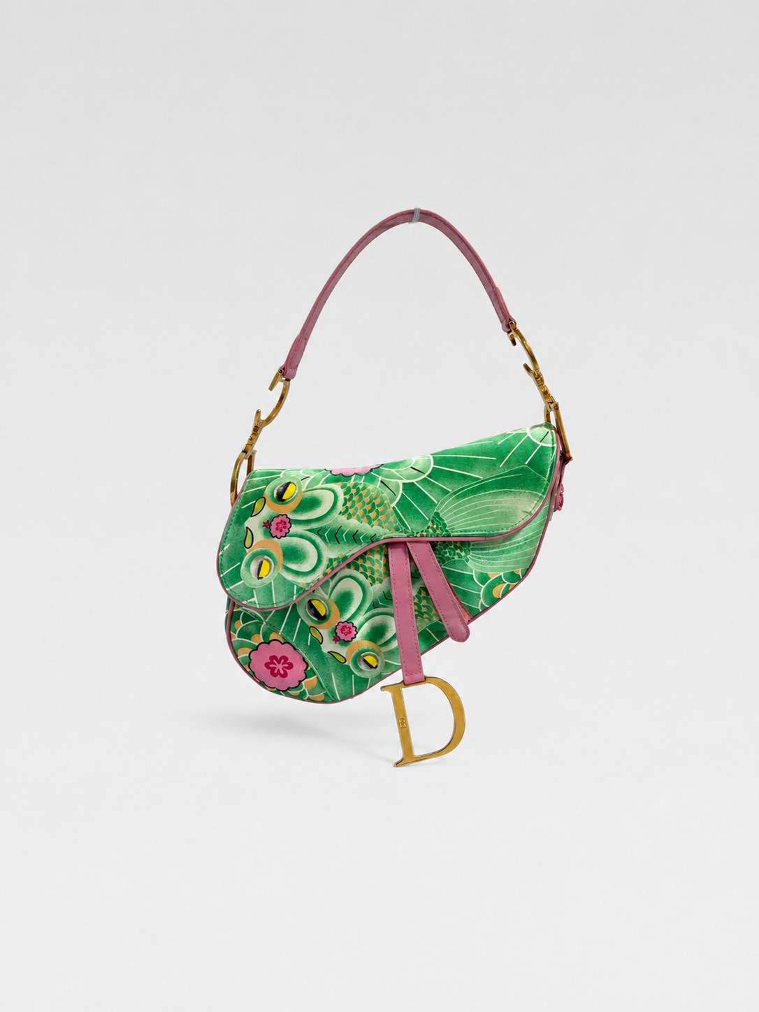 Christian Dior by John Galliano Limited Edition Silk Saddle Bag – Runway Piece (1 of 88)