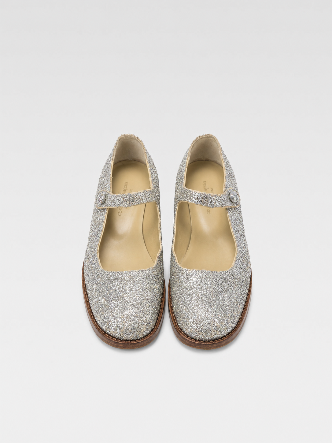 COMME des GARÇONS Glitter Mary Jane Shoes
