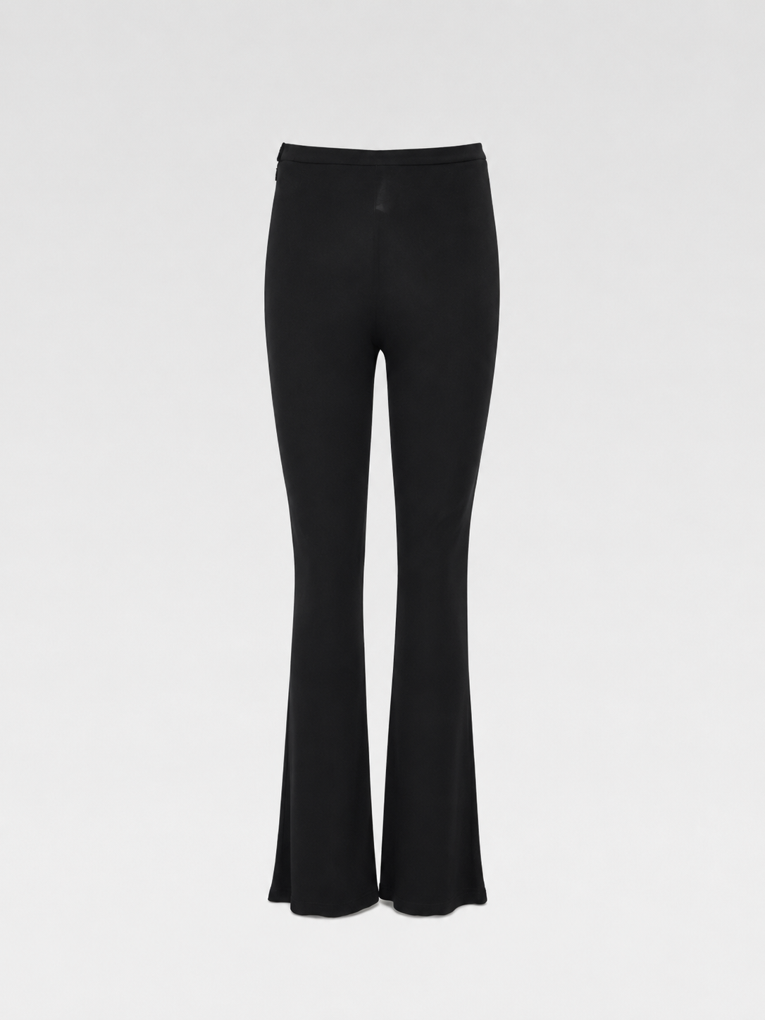 Dolce & Gabbana Y2K Tailored Black Flared Trousers – Vintage Minimalist Runway Style