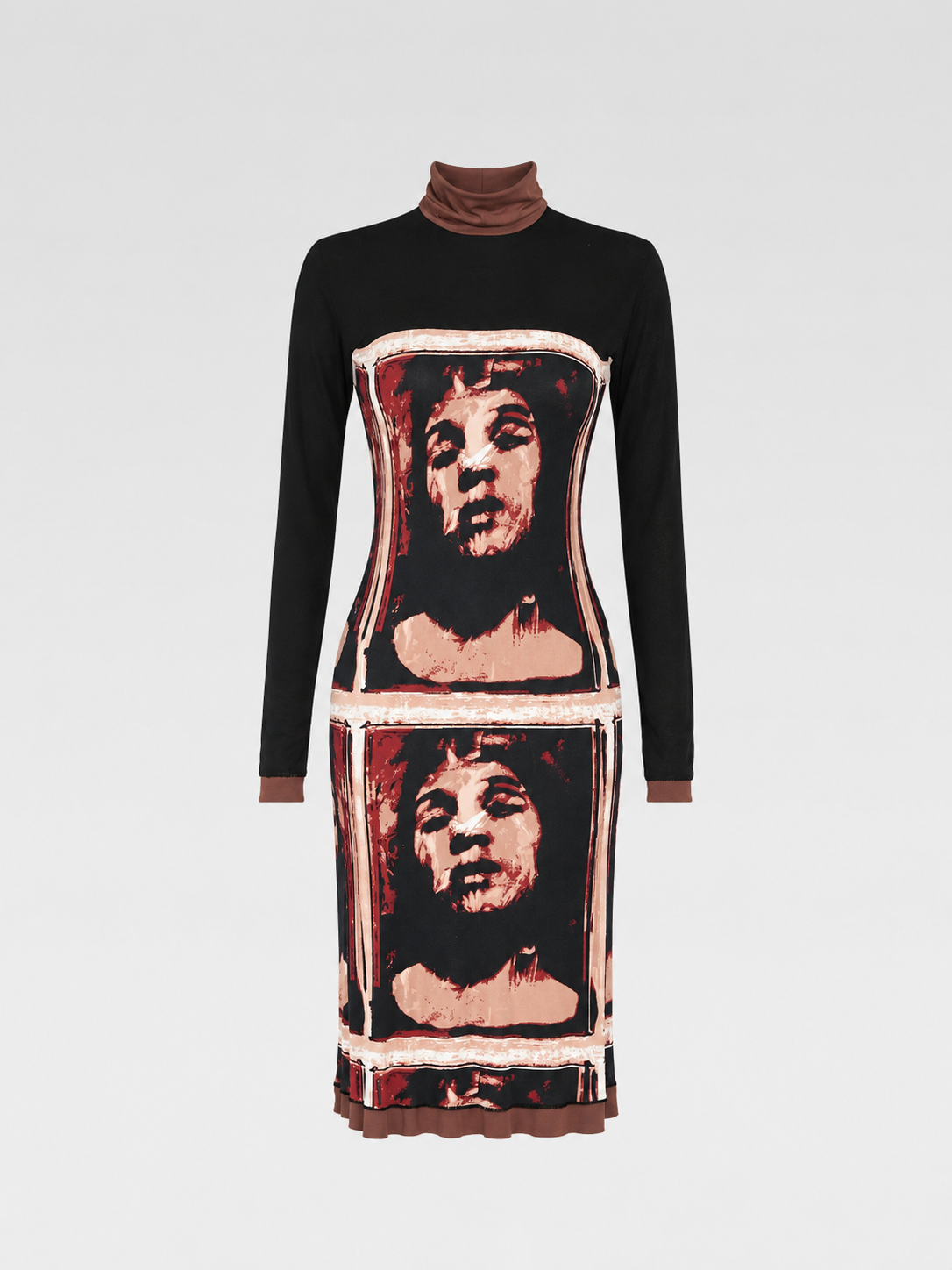 Jean Paul Gaultier FEMME Portrait Mesh Dress