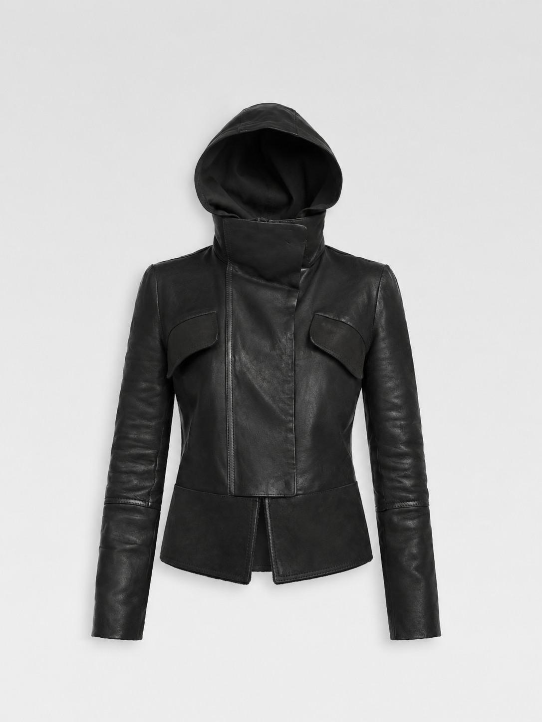 Gucci by Tom Ford Hooded Shearling Leather Jacket