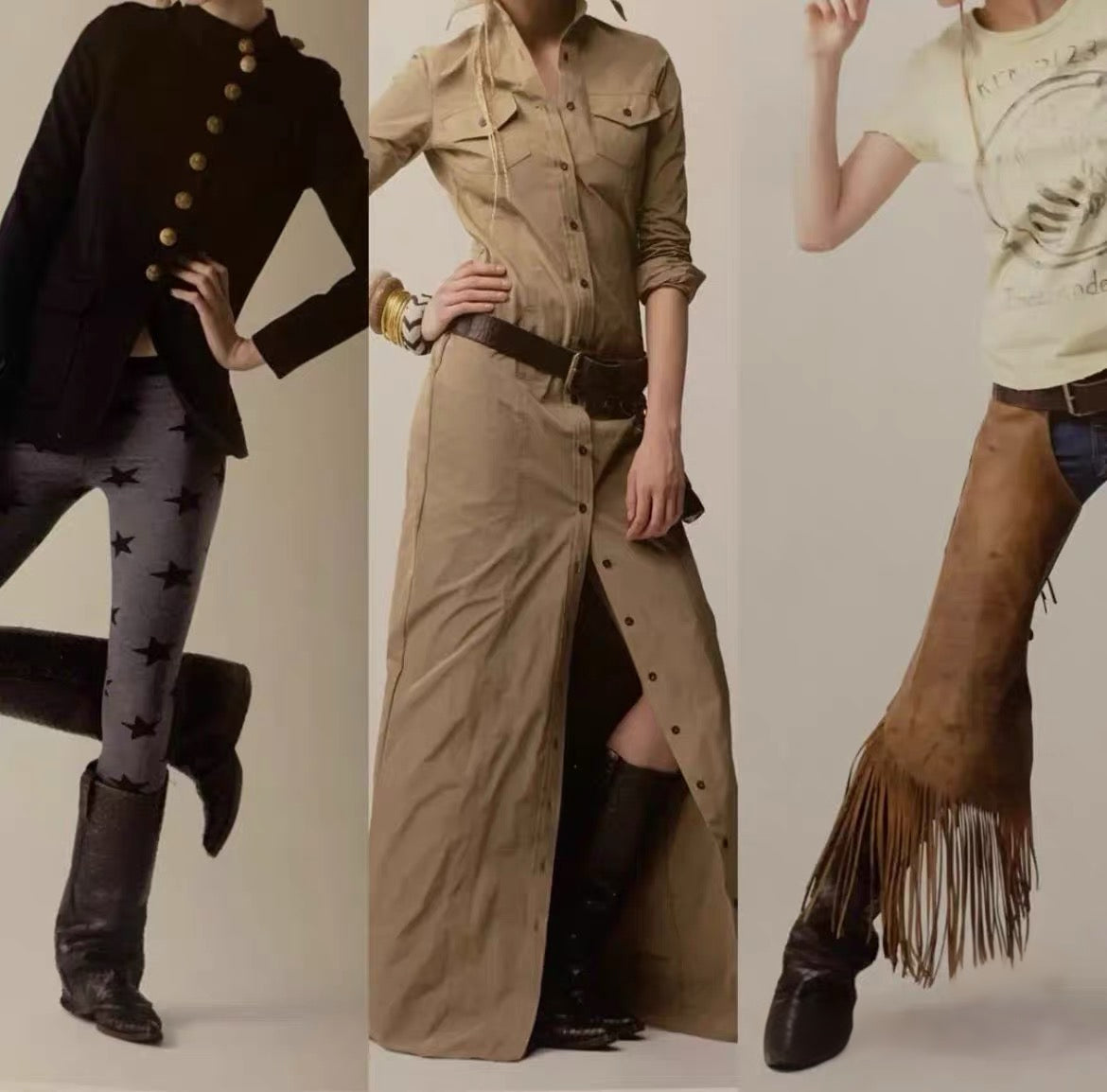 Givenchy Python Embossed Leather Knee-High Boots – Archive Snakeskin Pattern Riding Boots