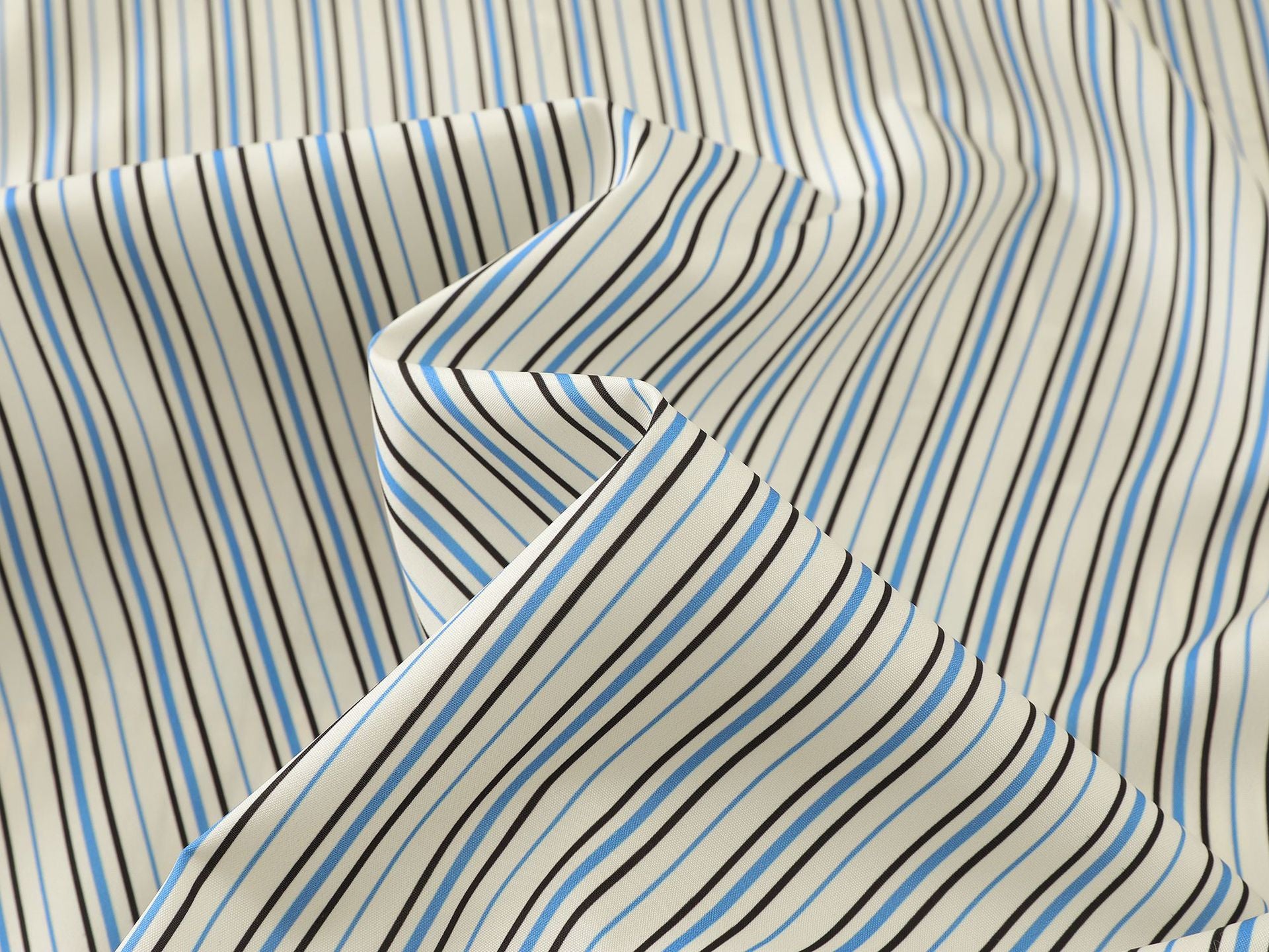 Oversized Striped Graphic Shirt – Multi Stripe / Typography Print