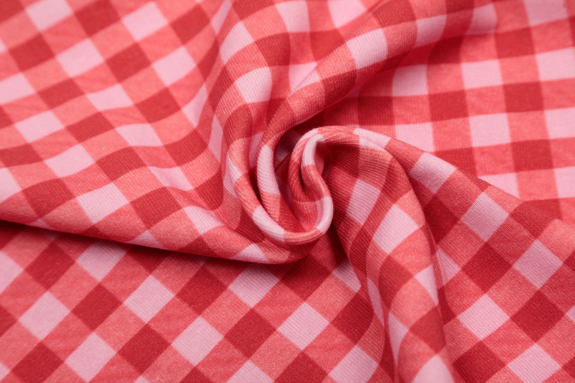 MERSHIER Healthy Fruits Red & White Gingham Short-Sleeve T-Shirt