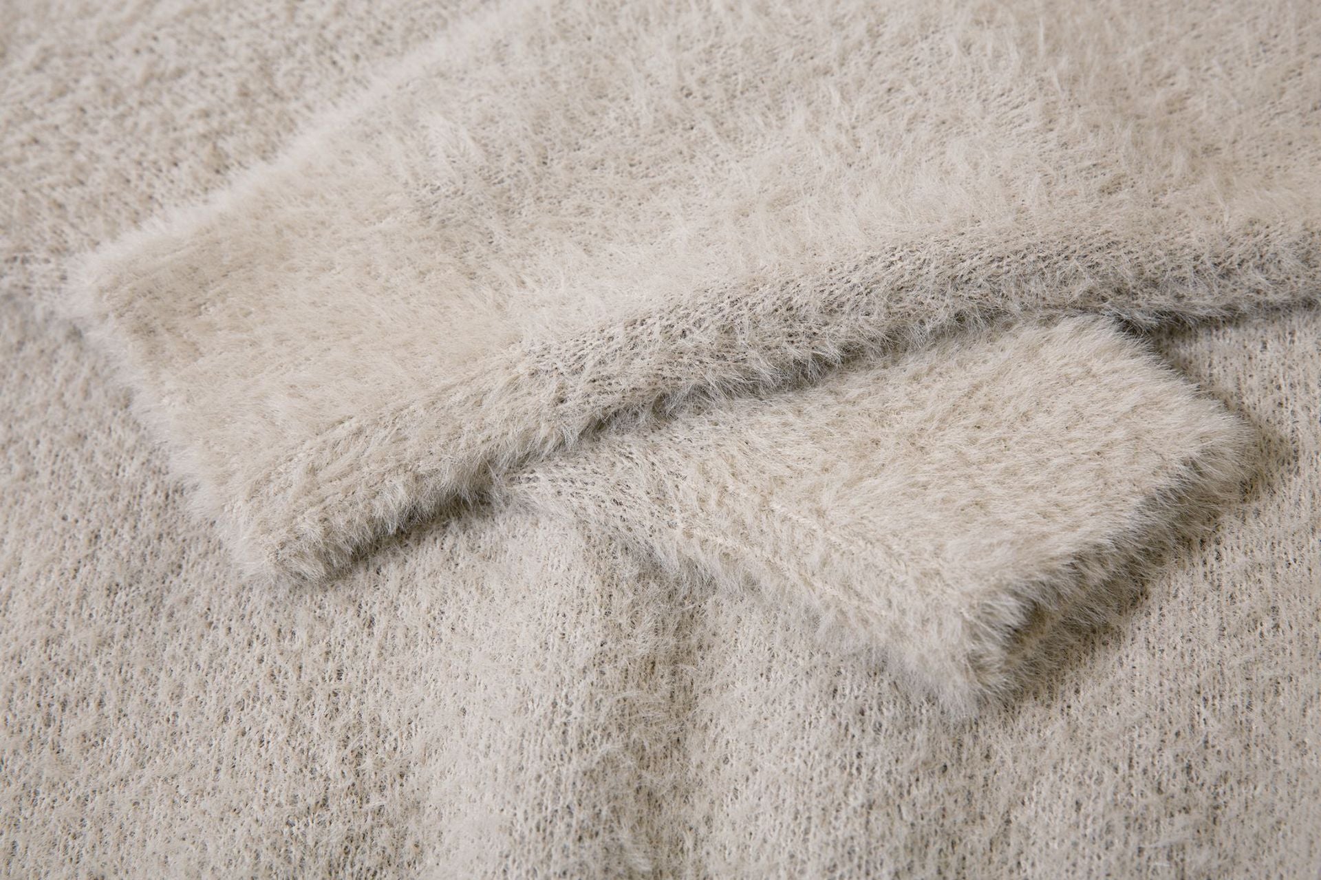 BF.BORFEND Abstract Graphic Mohair-Blend Sweater