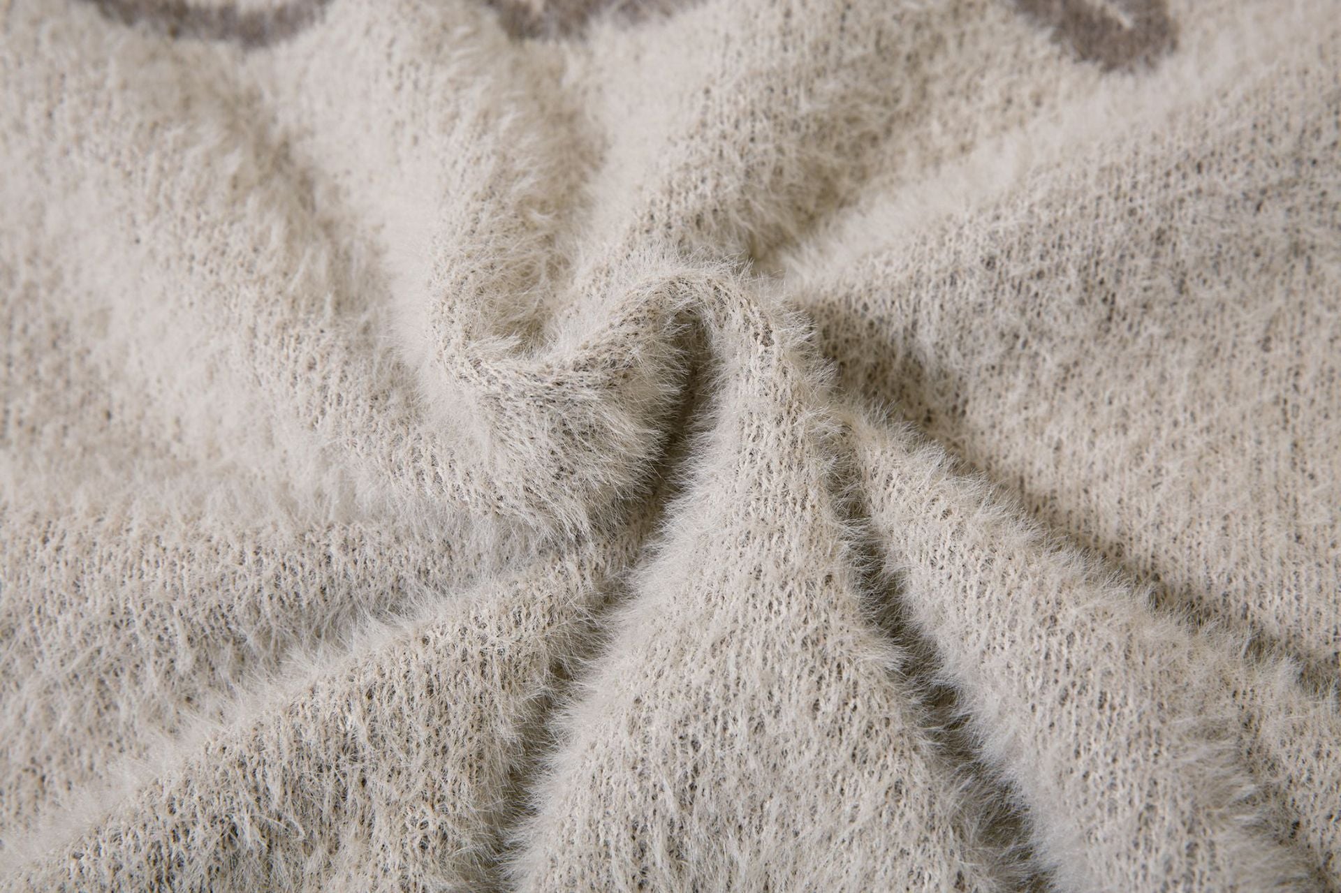 BF.BORFEND Abstract Graphic Mohair-Blend Sweater