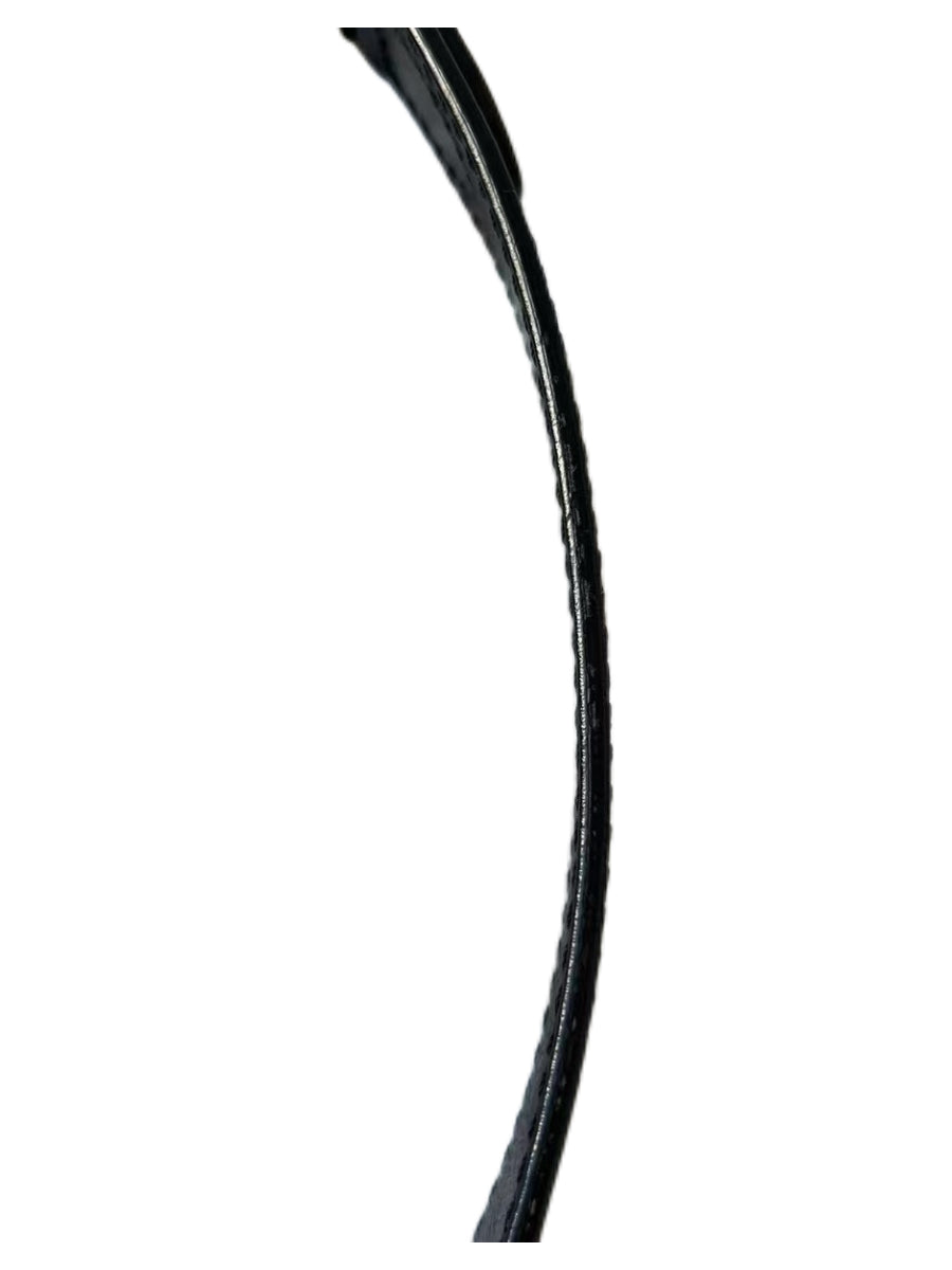 CHRISTIAN DIOR BY JOHN GALLIANO Rare Black Leather Saddle Bag with Star Chain & Punk Hardware — 2004