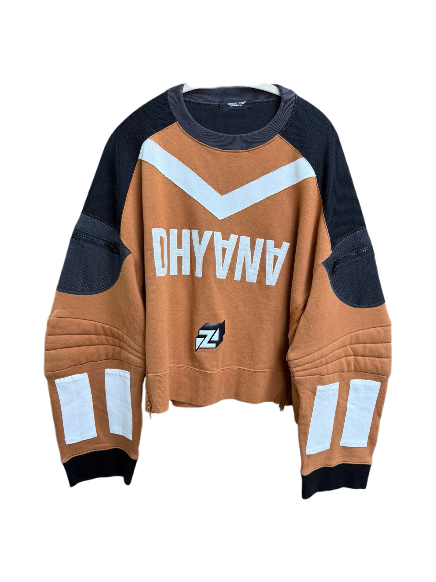 Undercover 2019 SS Patchwork Hockey Jersey Sweatshirt Deconstructed Oversized Rare Piece