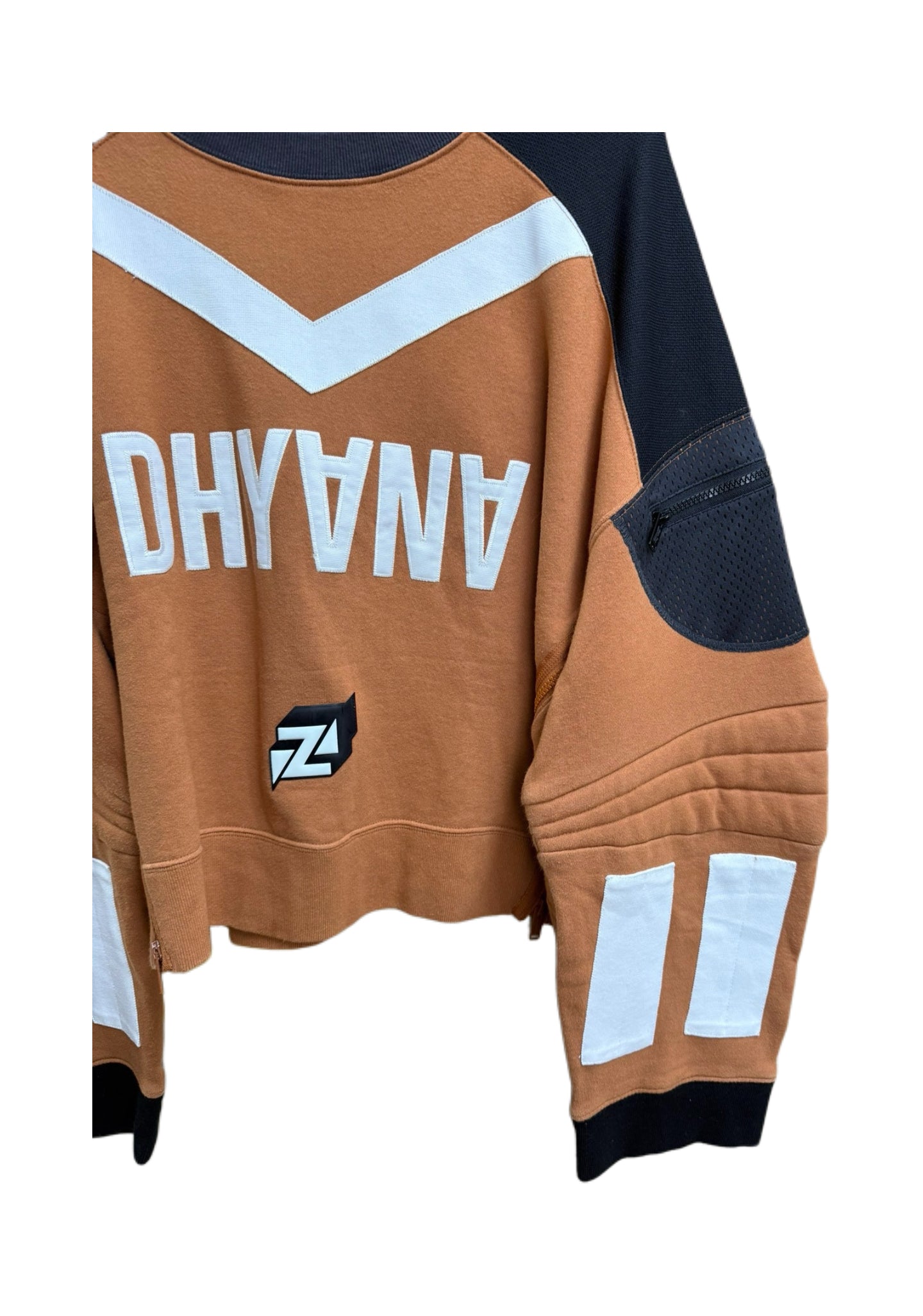 Undercover 2019 SS Patchwork Hockey Jersey Sweatshirt Deconstructed Oversized Rare Piece