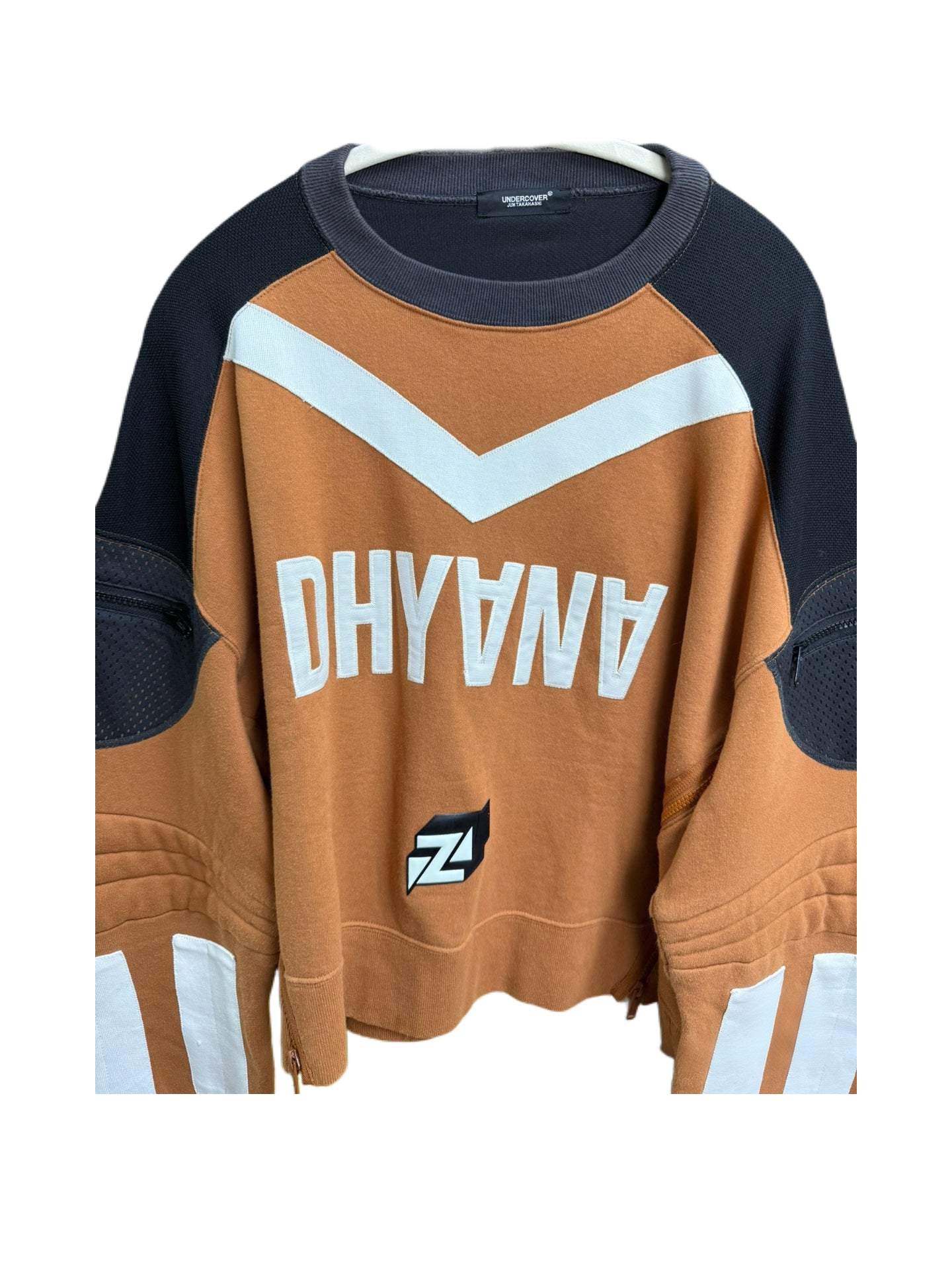 Undercover 2019 SS Patchwork Hockey Jersey Sweatshirt Deconstructed Oversized Rare Piece