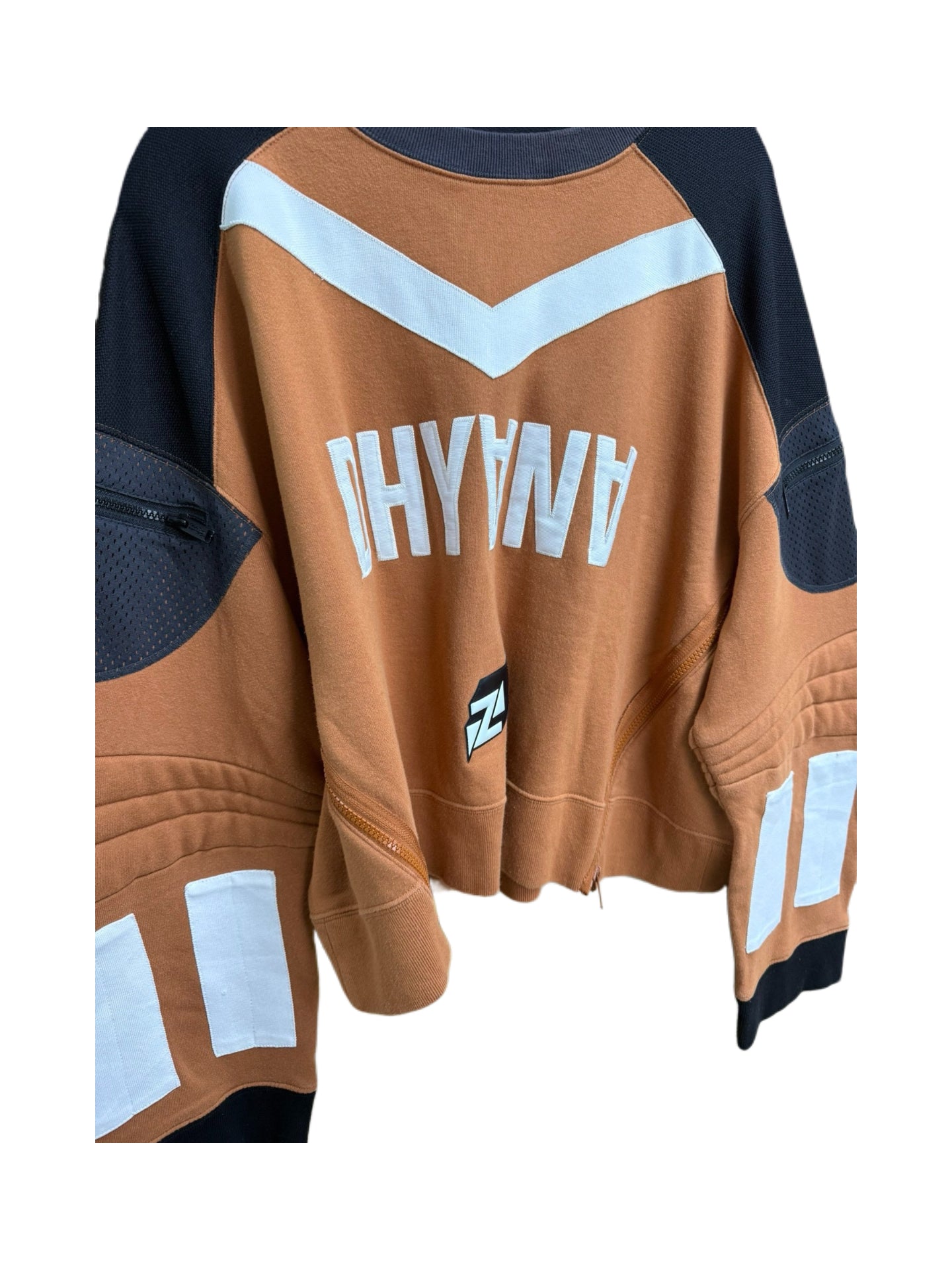 Undercover 2019 SS Patchwork Hockey Jersey Sweatshirt Deconstructed Oversized Rare Piece