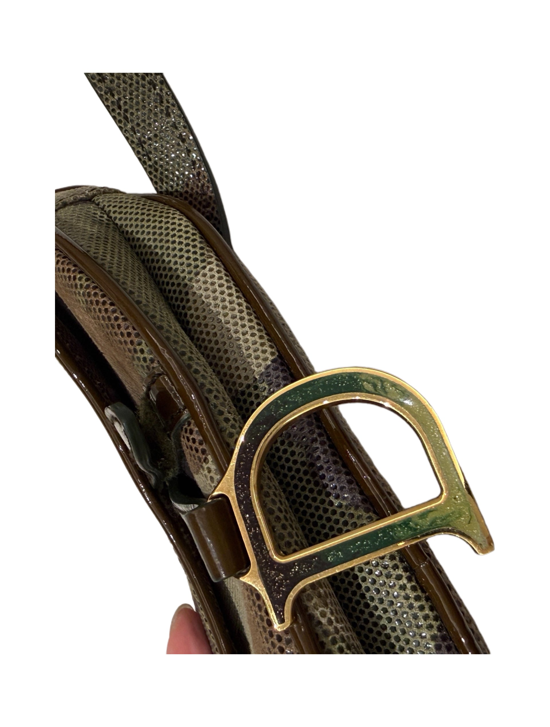 Christian Dior by John Galliano Saddle Bag – Camouflage Mini Waist Bag Crossbody Belt Bag Y2K Dior Archive