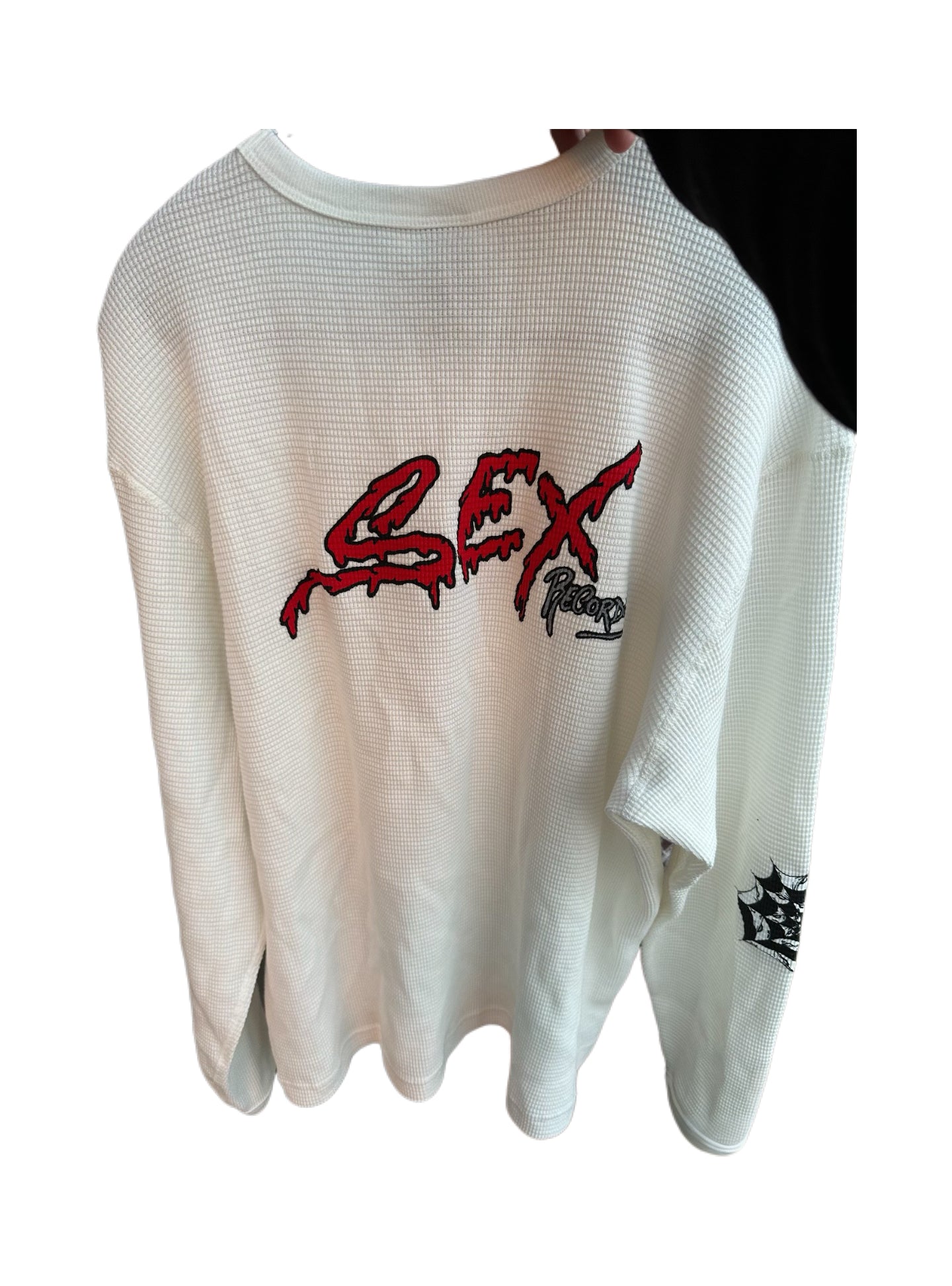 Matty Boy SEX Records Waffle Long Sleeve Thermal Shirt Limited Drop Exclusive Rare Piece