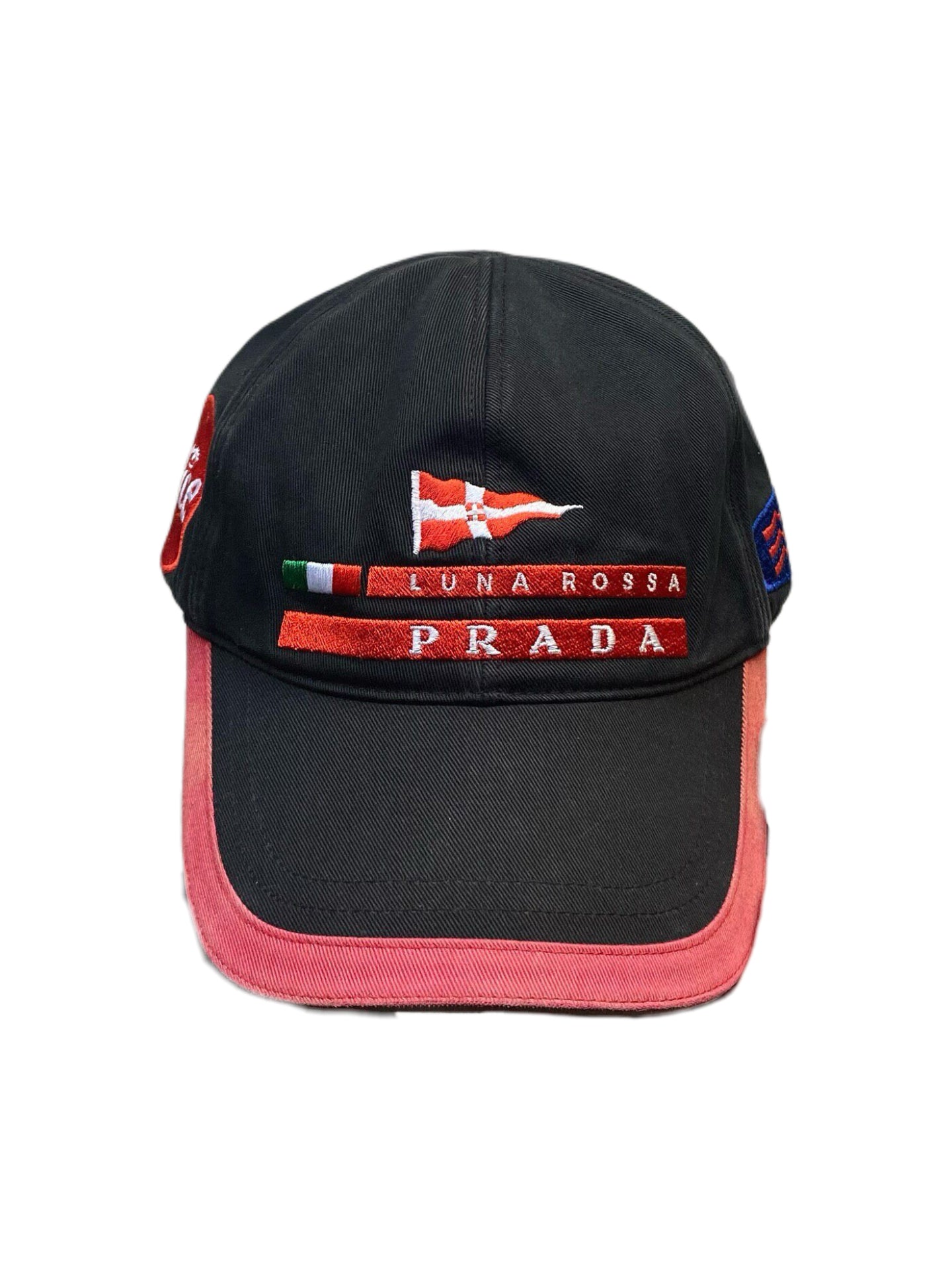 Prada Luna Rossa Sailing Cap 2000s Archive Sport Hat America’s Cup Style Logo Cap