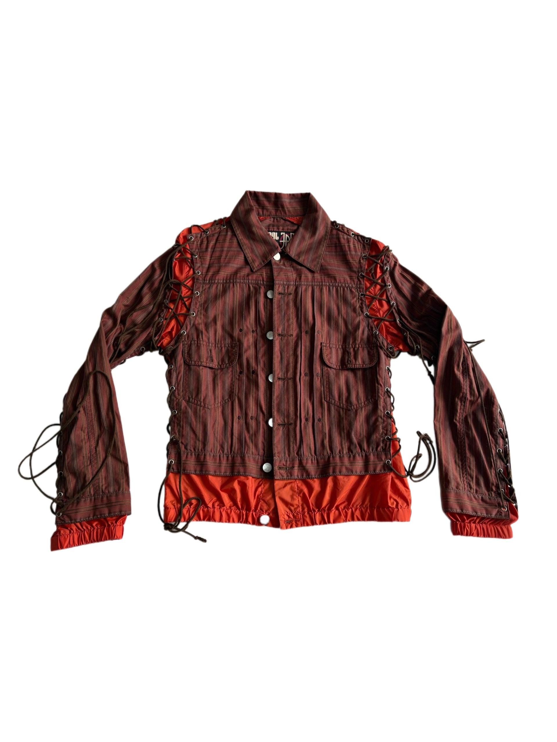 Jean Paul Gaultier Lace-Up Jacket 2000s Archive Deconstructed Corset Style Jacket Rare Piece
