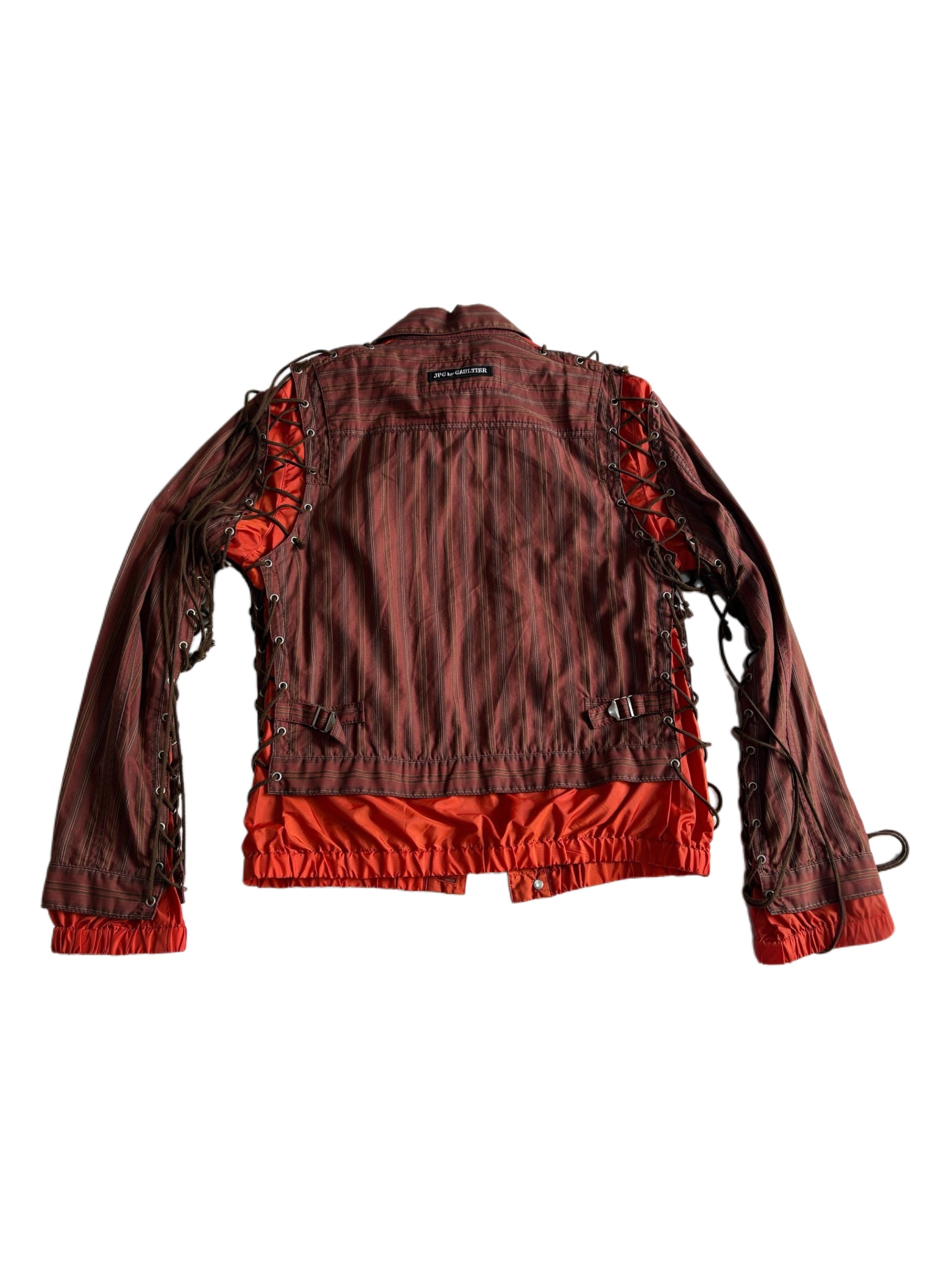 Jean Paul Gaultier Lace-Up Jacket 2000s Archive Deconstructed Corset Style Jacket Rare Piece