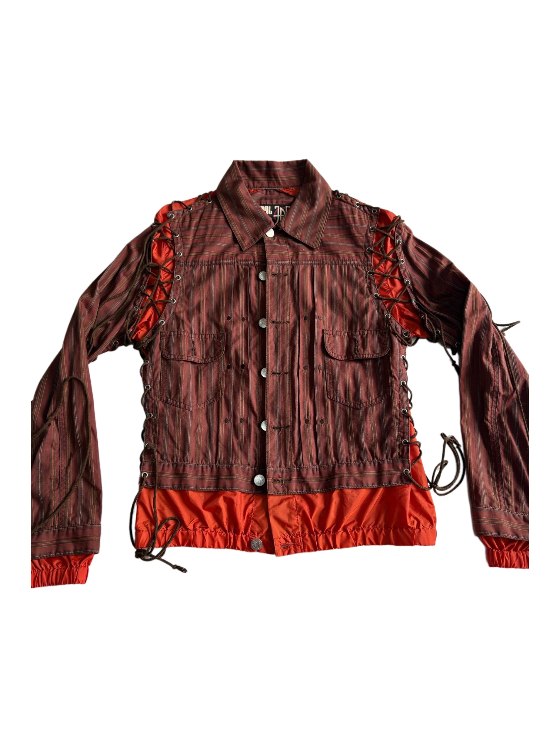 Jean Paul Gaultier Lace-Up Jacket 2000s Archive Deconstructed Corset Style Jacket Rare Piece