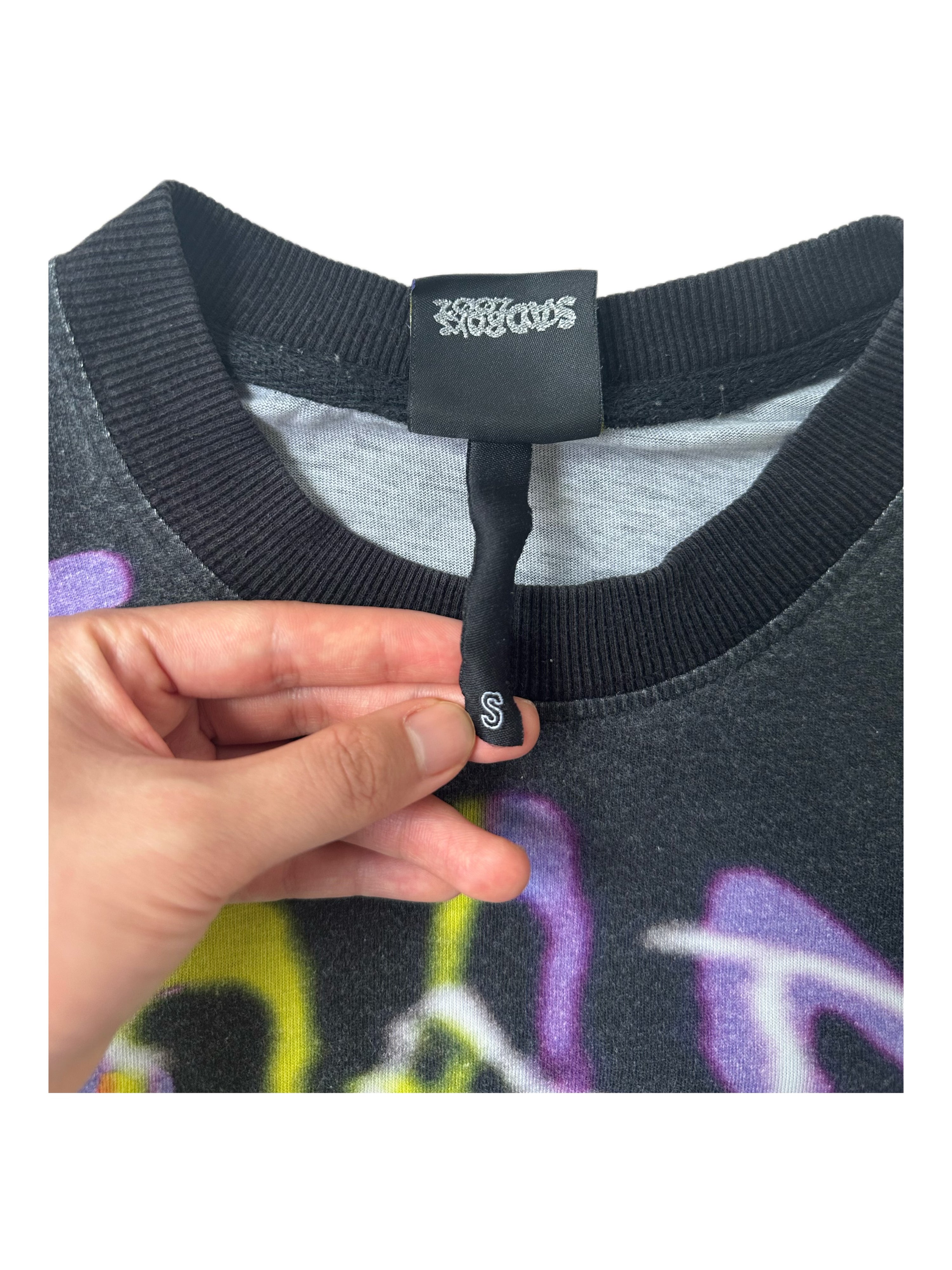 Sad Life Yung Lean X Sad Boys Graphic T-Shirt Graffiti Print Y2K Streetwear Unisex Tee