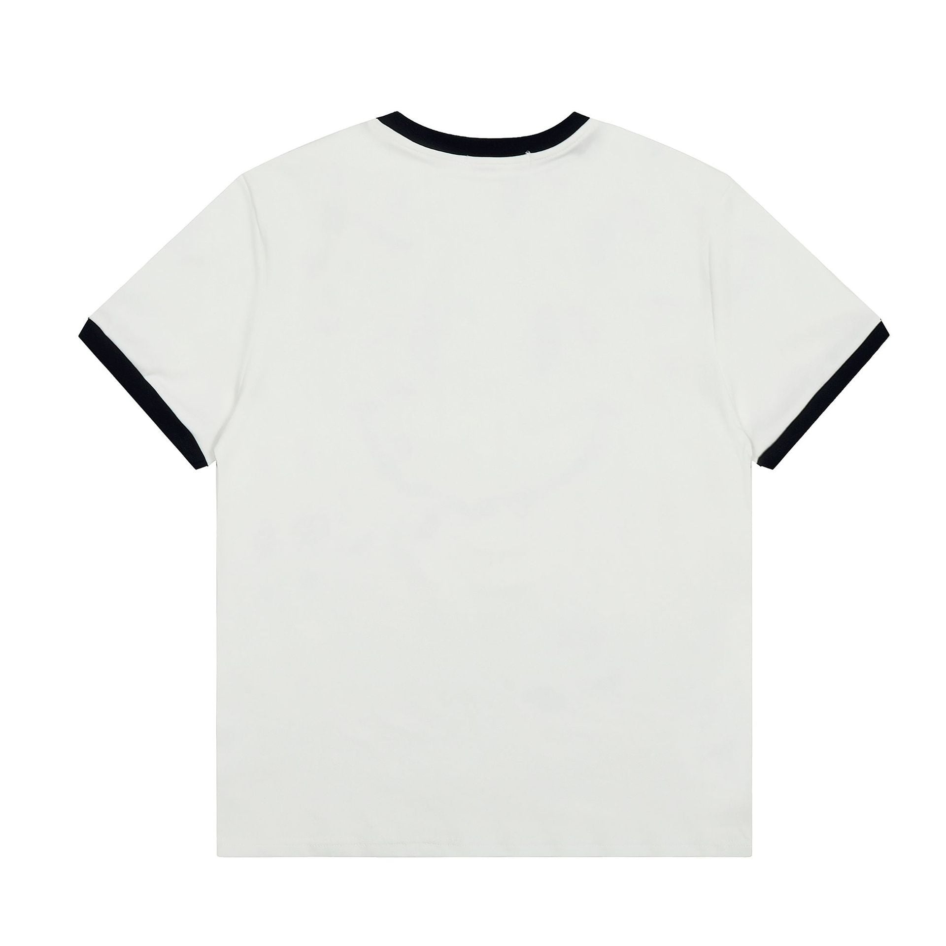 Mershier Smiley Collage Graphic T-Shirt – White / Yellow
