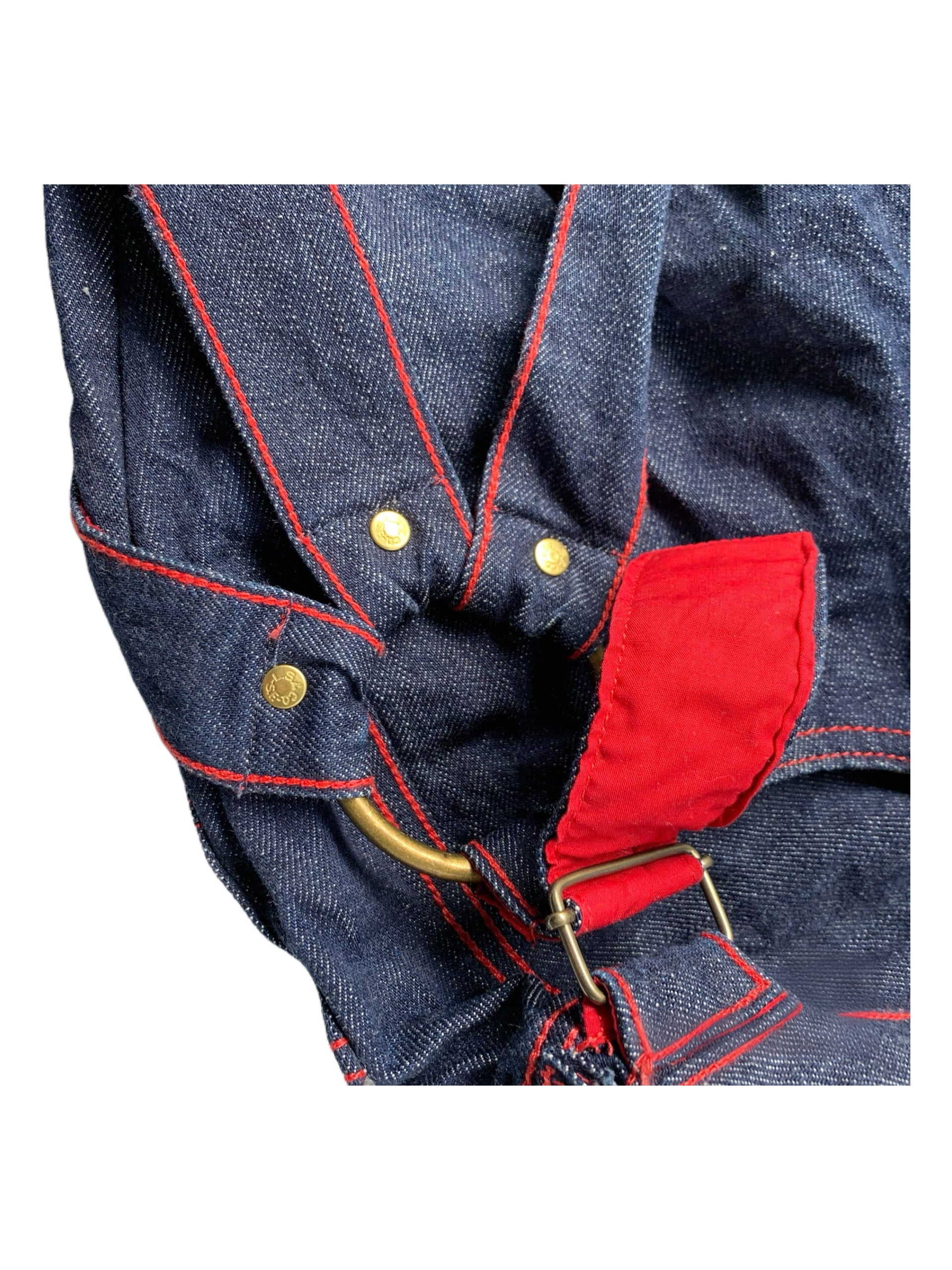 Jean Paul Gaultier × Levi’s Bondage Strap Denim Jeans Punk Harness Detail Archive Rare Piece
