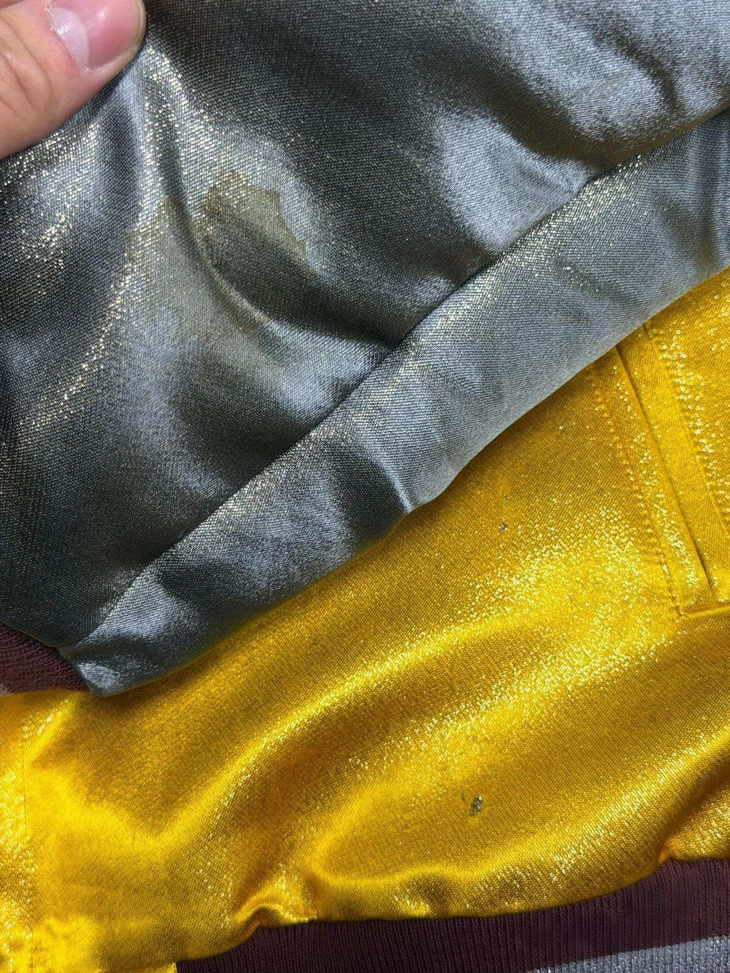 Undercover Jun Takahashi FW15 David Bowie “Ziggy Stardust” Lightning Satin Bomber Jacket
