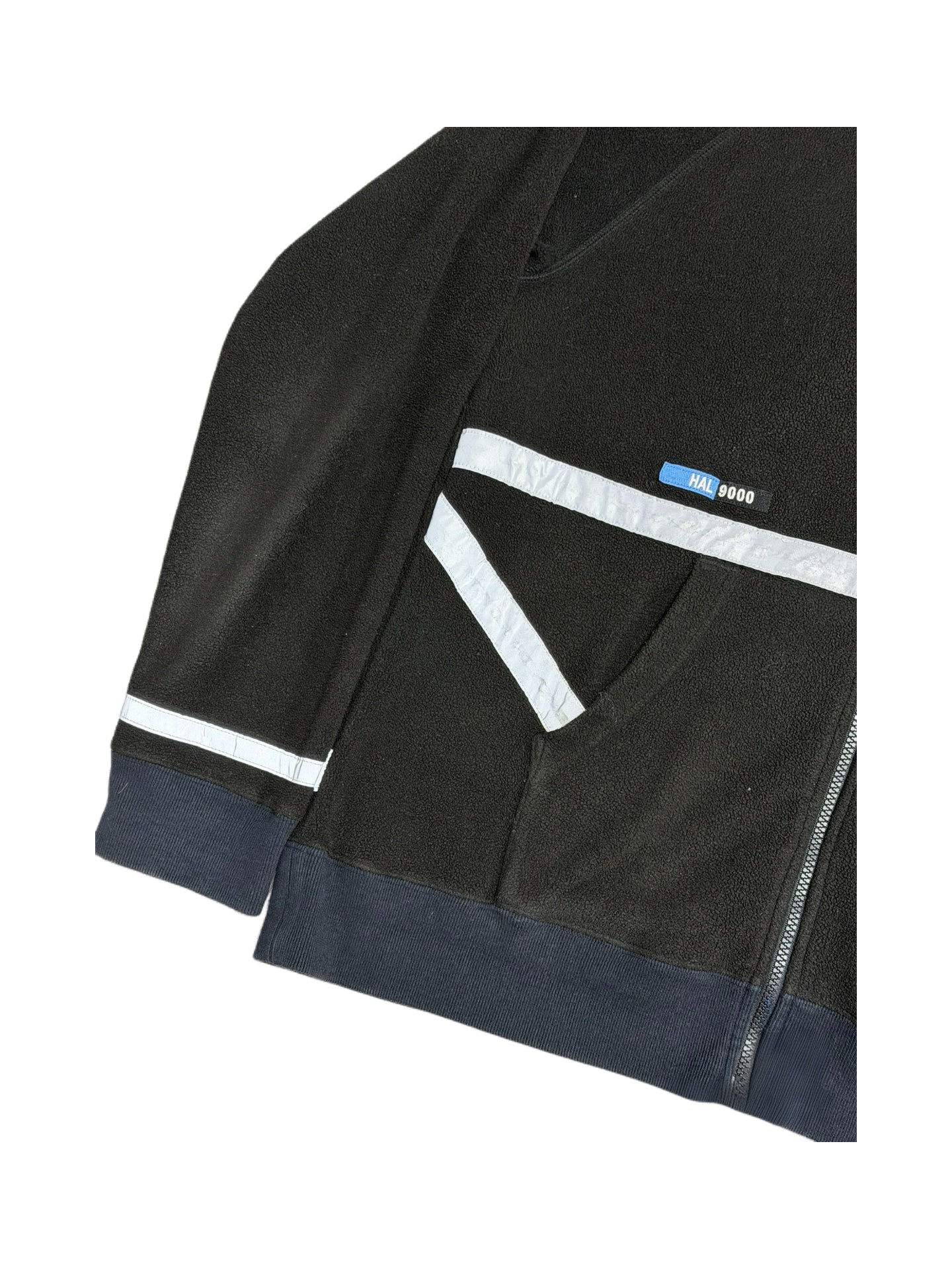 Undercover FW2001 “Space Odyssey” Fleece Hoodie Jacket – Archive Astronaut Patch Technical Outerwear