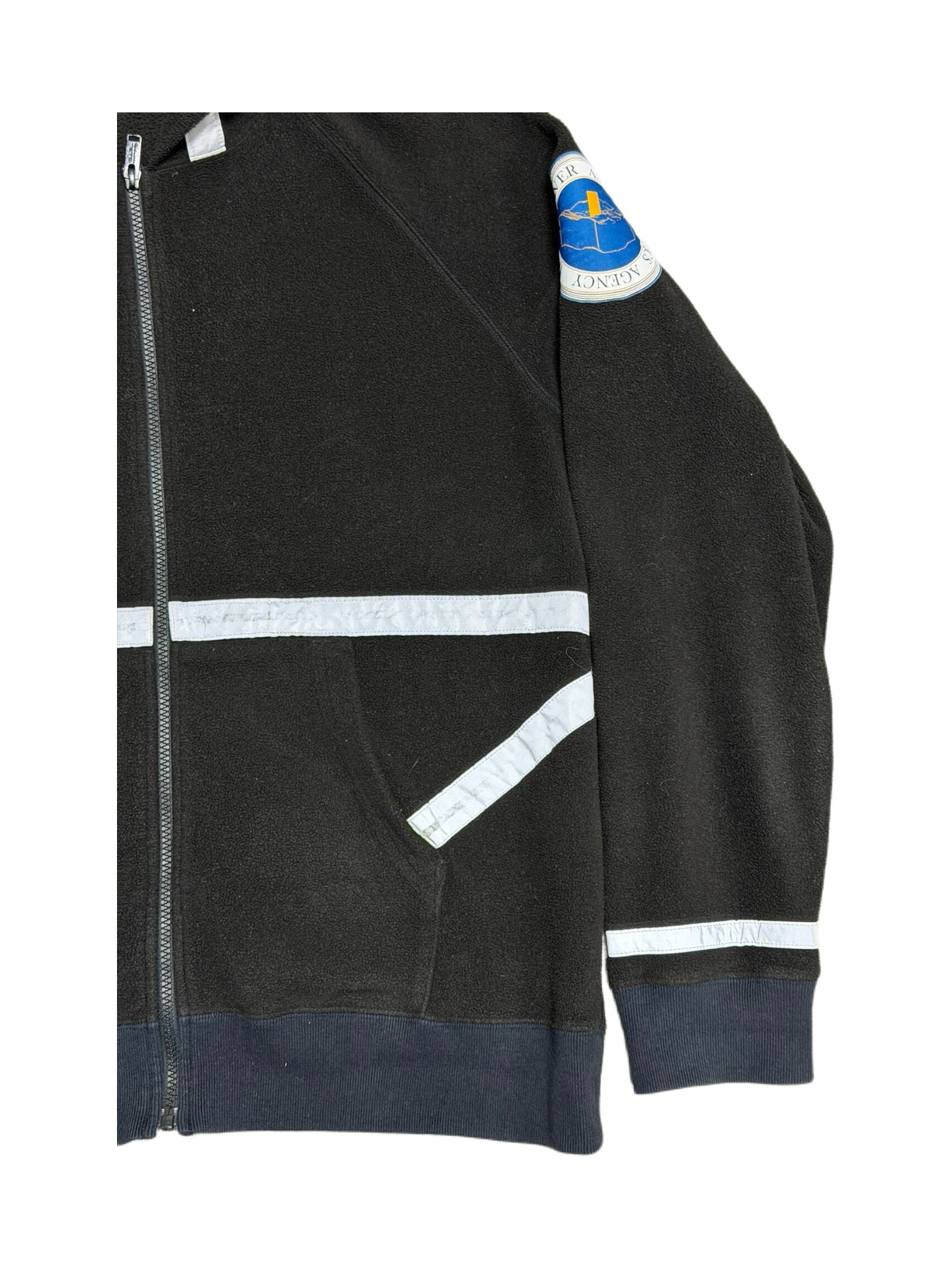 Undercover FW2001 “Space Odyssey” Fleece Hoodie Jacket – Archive Astronaut Patch Technical Outerwear