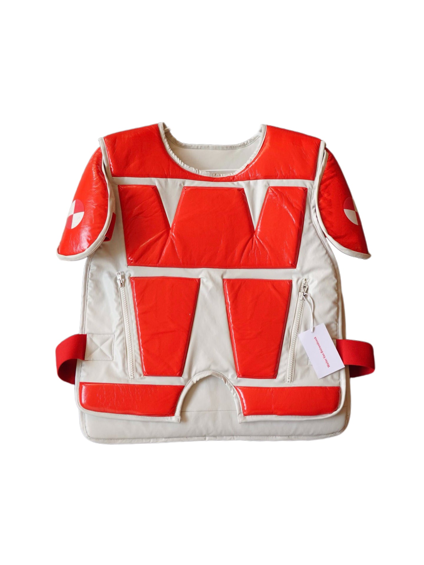 Walter Van Beirendonck 2024SS “Dawleetoo” Crash Vest Padded Armor Vest Runway Opening Look Rare Piece