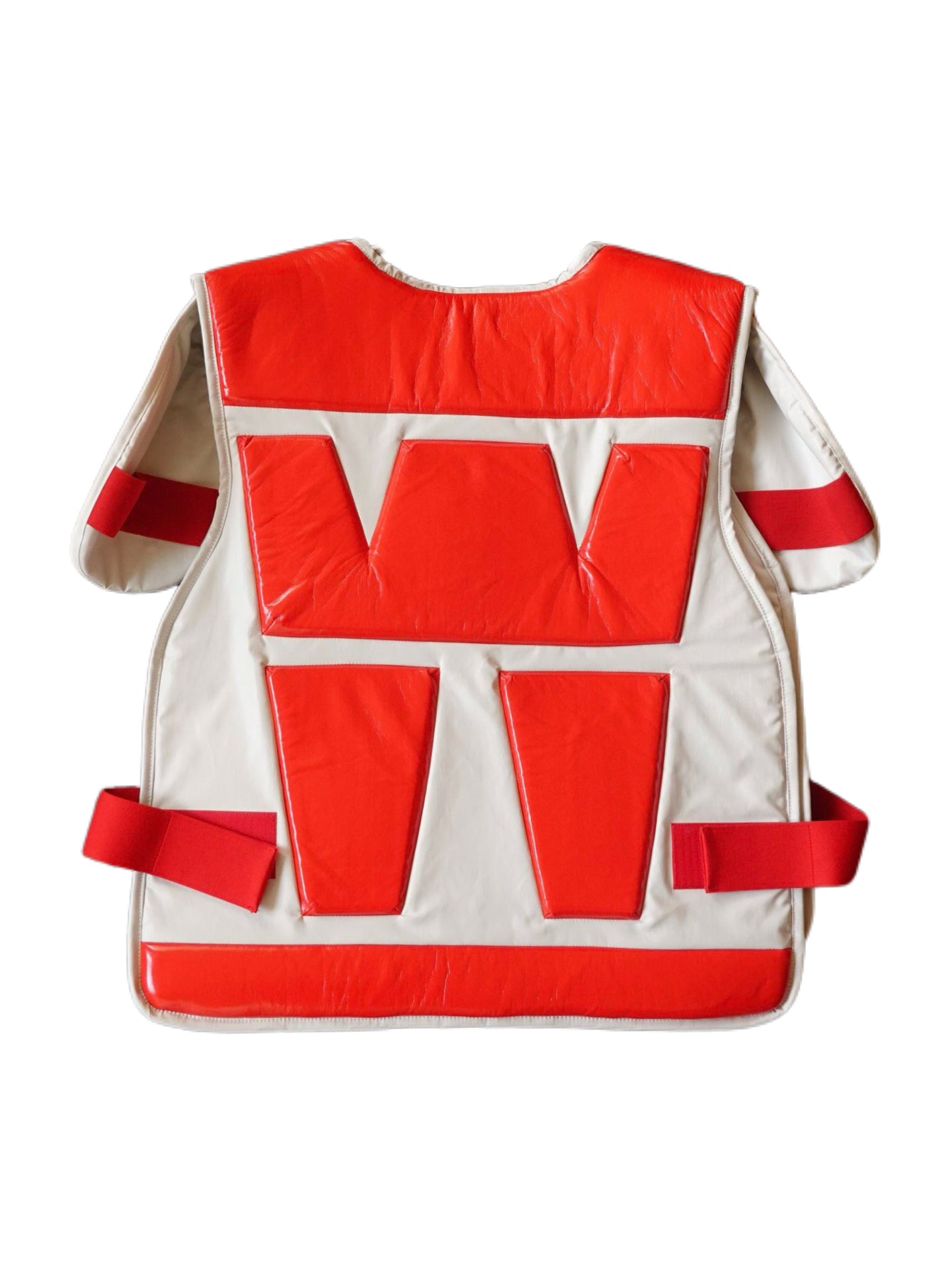 Walter Van Beirendonck 2024SS “Dawleetoo” Crash Vest Padded Armor Vest Runway Opening Look Rare Piece