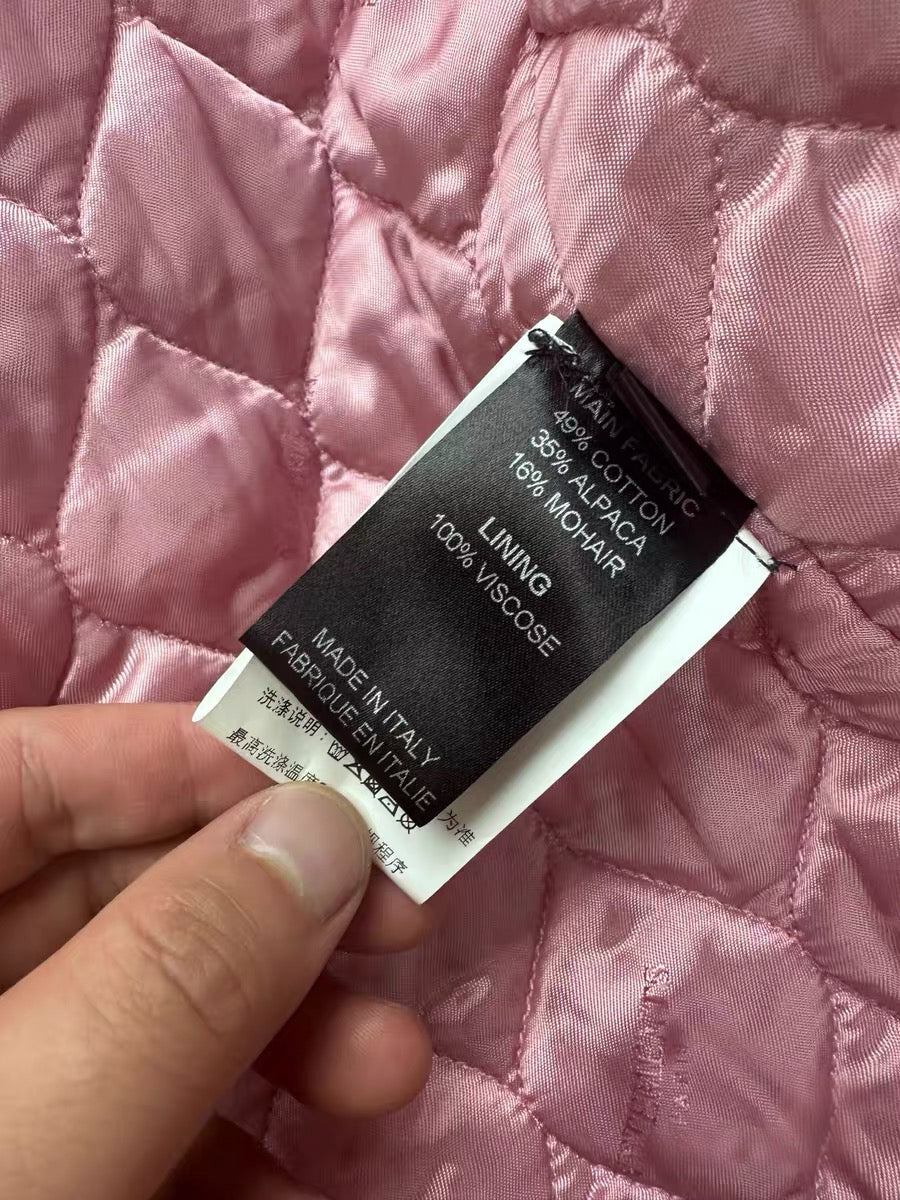 Vetements FW2019 Pink Faux Fur Robe Coat – Oversized Luxury Bathrobe Style Runway Outerwear