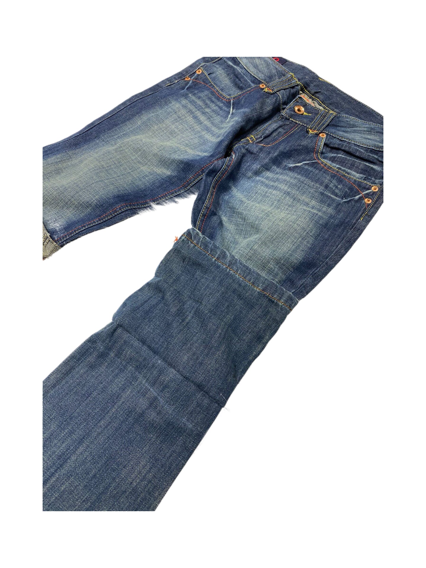 Dolce & Gabbana Remake Patchwork Flared Denim Jeans 1 of 1 Reconstructed Archive Rare Piece