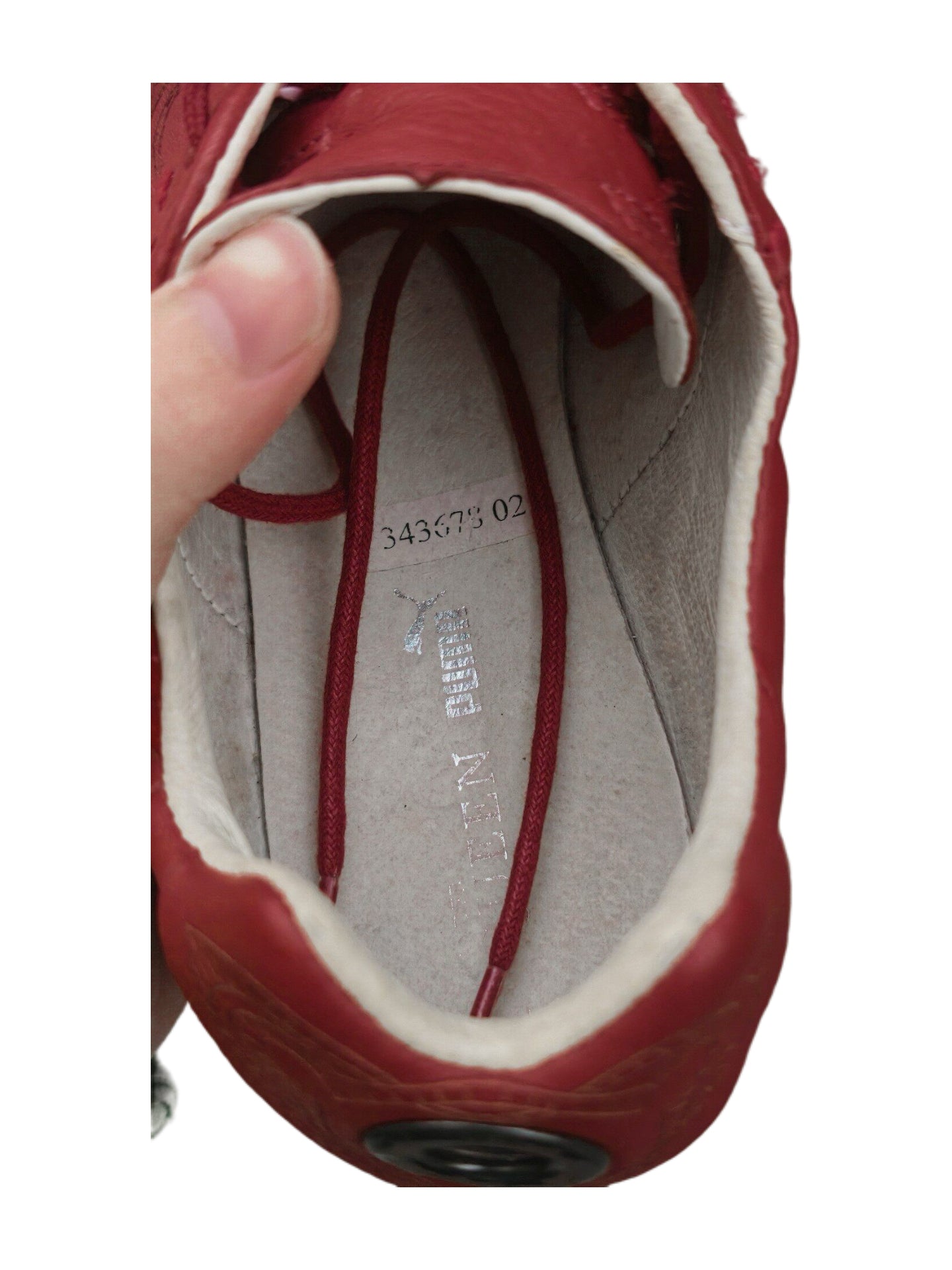 Alexander McQueen x Puma 2008 Sample Distressed Carved Leather Sneakers Cork Sole Archive Rare