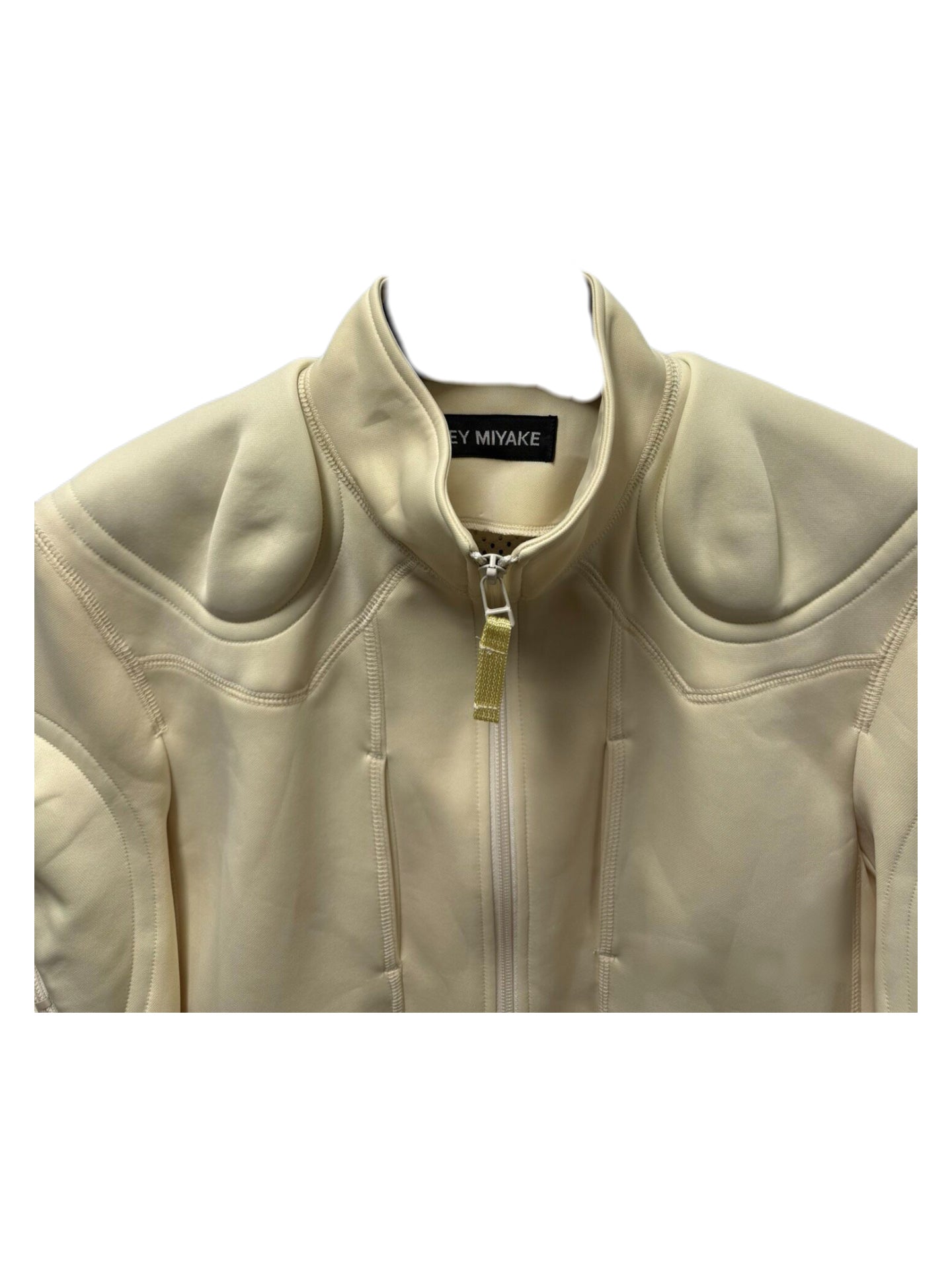 Issey Miyake Archive Futuristic Sculptural Jacket Technical Panel Zip-Up Avant-Garde Design Rare Piece
