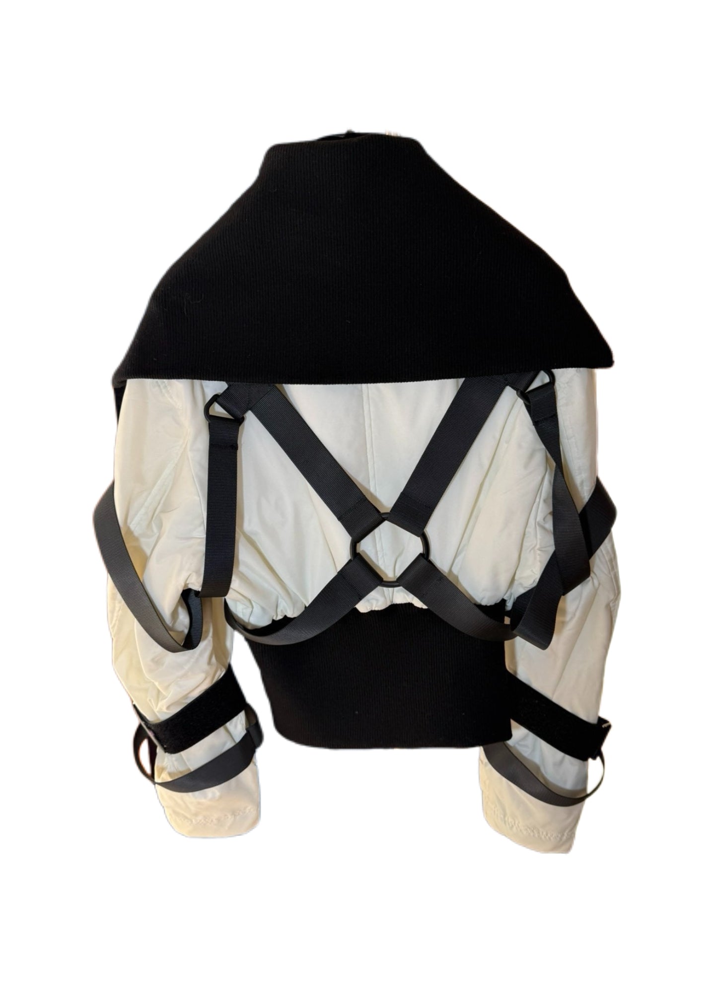 Dolce & Gabbana AW2003 Bondage Harness Parachute Jacket Rare Runway Archive Piece