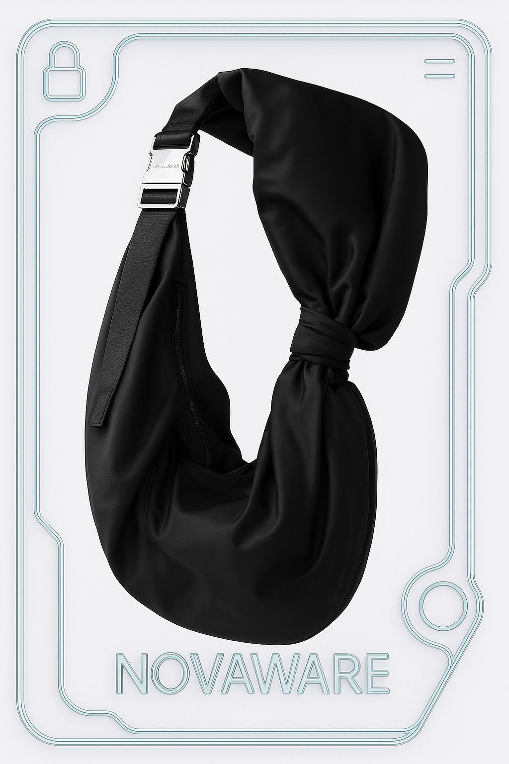 Simone Rocha Black Bow Crossbody Bag