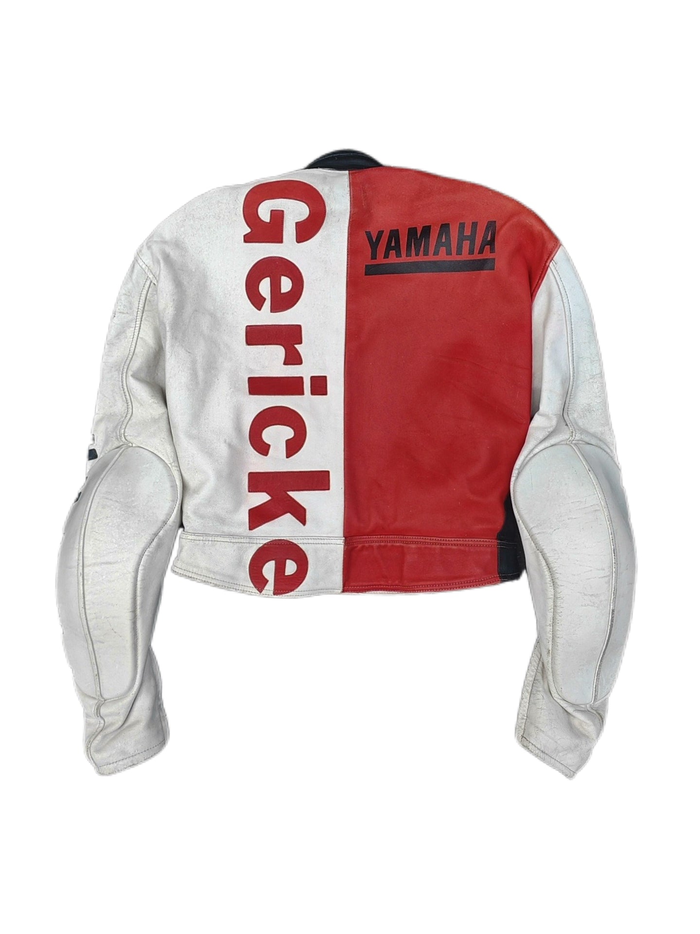 Yeezy Archive Yamaha Hein Gericke Leather Racing Jacket Cropped Moto Jacket Kanye West Wyoming Era Piece
