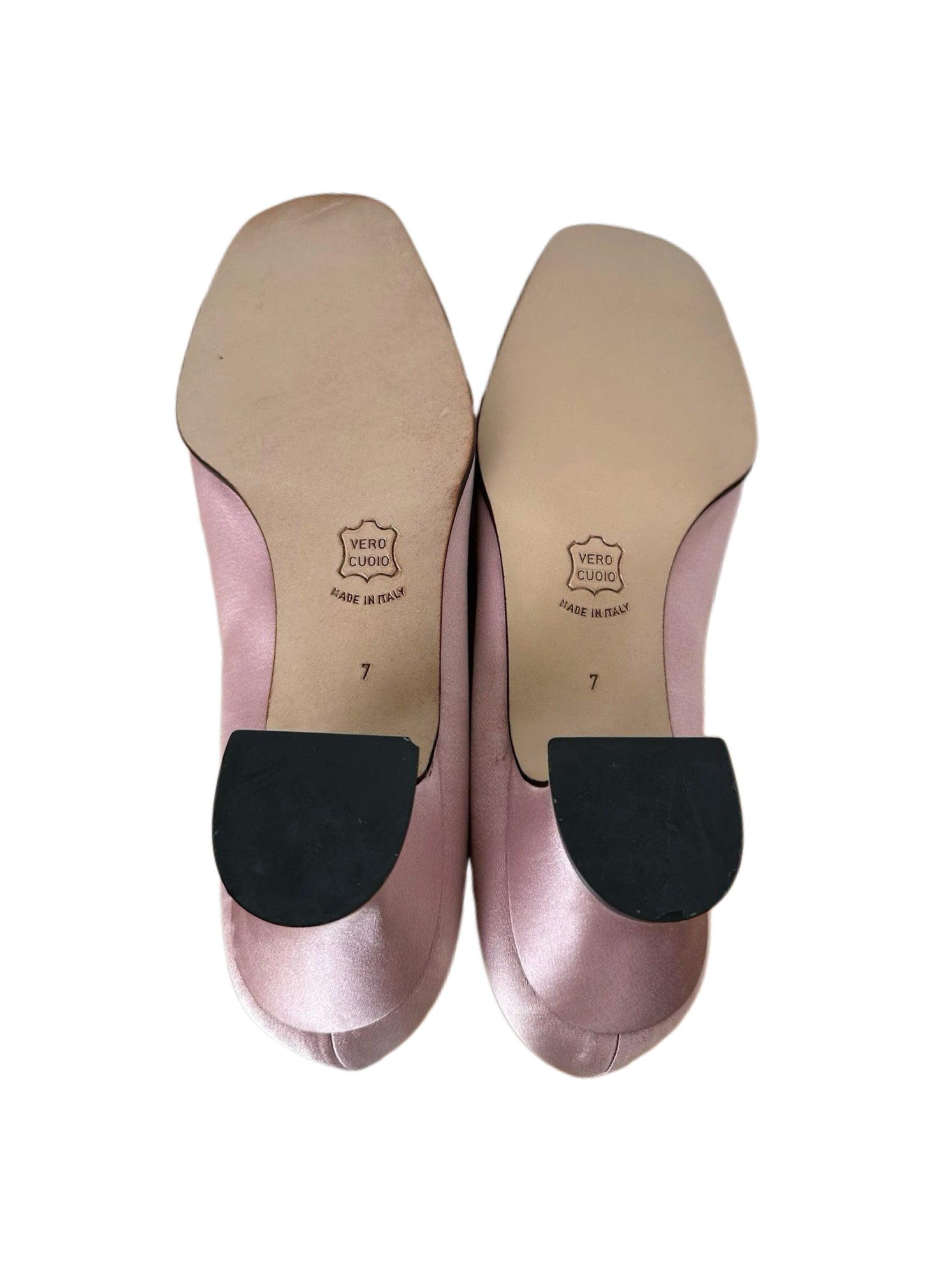 Bottega Veneta Pink Satin Crystal Butterfly Pumps Kitten Heel Vintage Rare Shoes IT 37