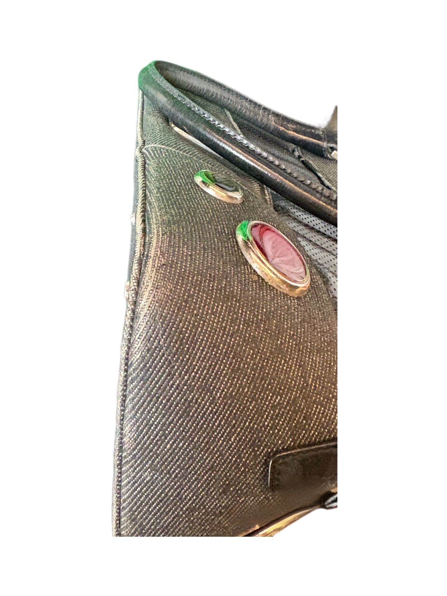 Dior by John Galliano Cadillac 1947 Car Bag Vintage Runway Handbag Leather Denim Rare Archive Piece