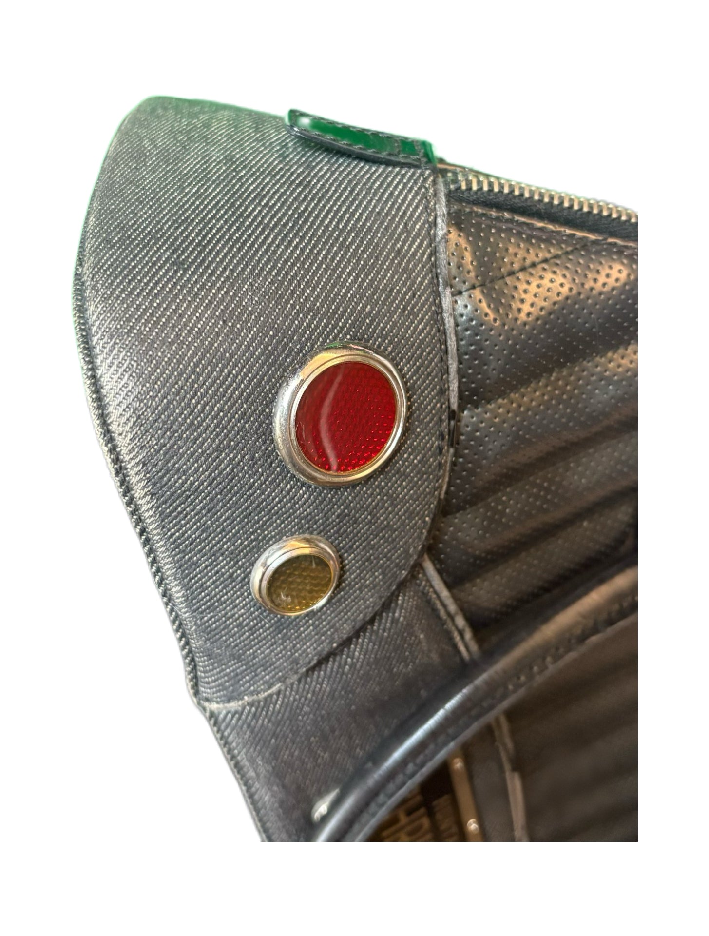 Dior by John Galliano Cadillac 1947 Car Bag Vintage Runway Handbag Leather Denim Rare Archive Piece