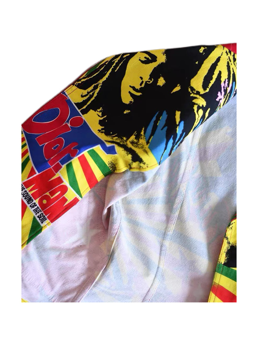 Christian Dior by John Galliano Rasta Graphic Print Vest Deadstock Rare Archive Runway Piece