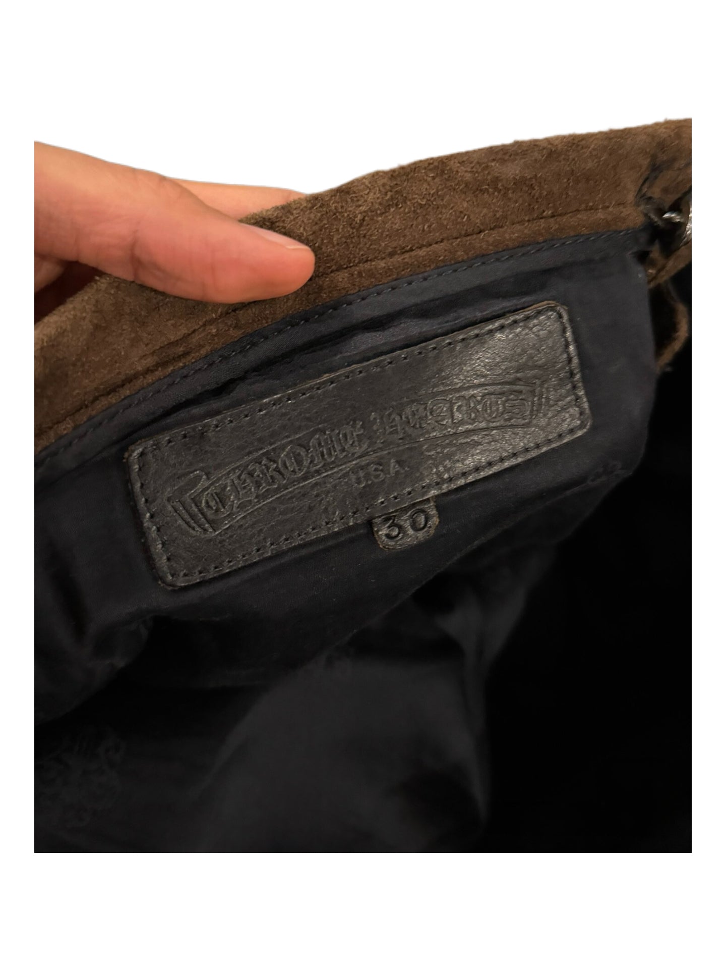 Chrome Hearts Brown Patchwork Flame Leather Pants – Ultra Rare Archive Horsehide Collector Piece