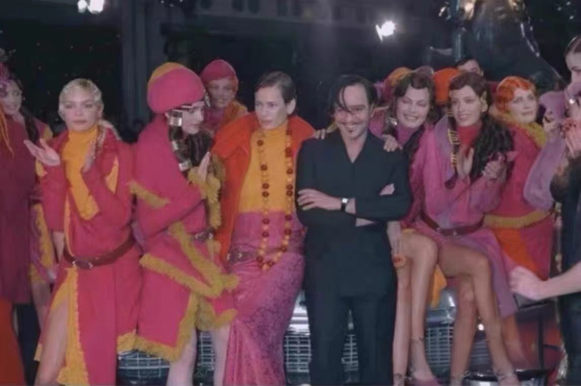 Christian Dior by John Galliano S/S 1998 Runway Pink & Yellow Lace Suit Set – Museum Archive Piece