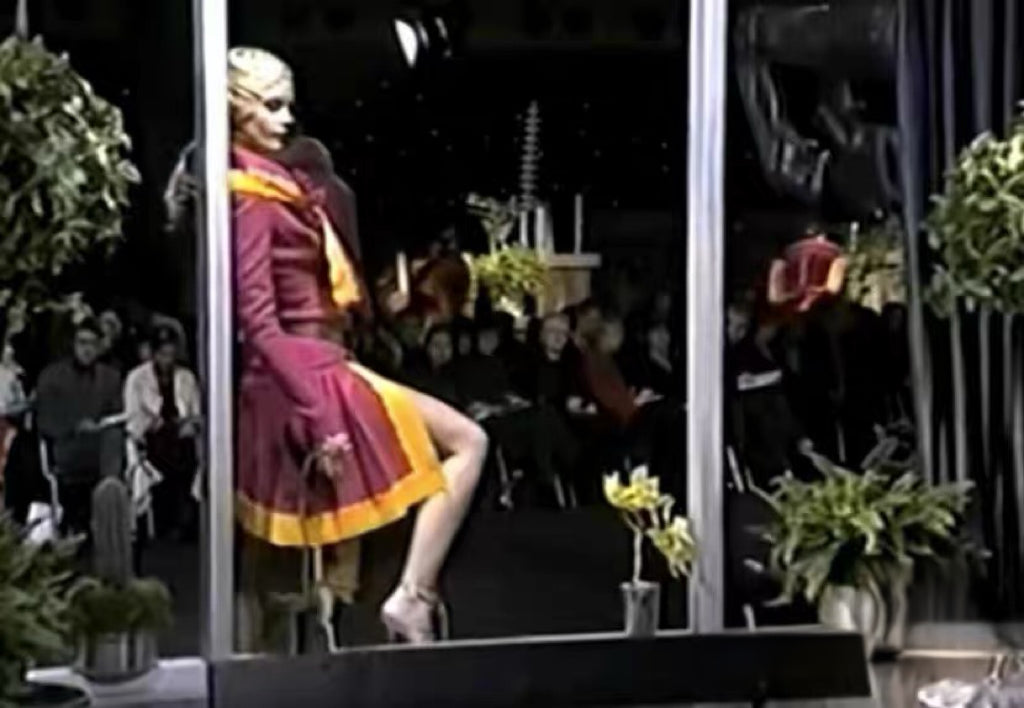 Christian Dior by John Galliano S/S 1998 Runway Pink & Yellow Lace Suit Set – Museum Archive Piece