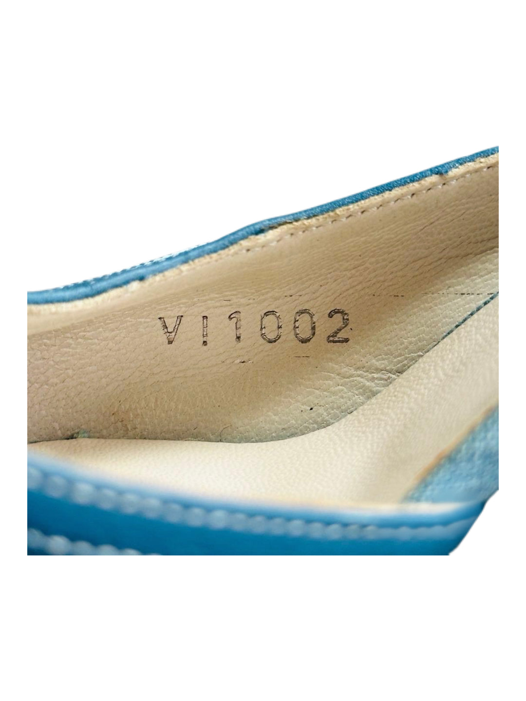 Christian Dior by John Galliano Blue Denim Ribbon Mule Sandals – Early 2000s Archive Woven Heel