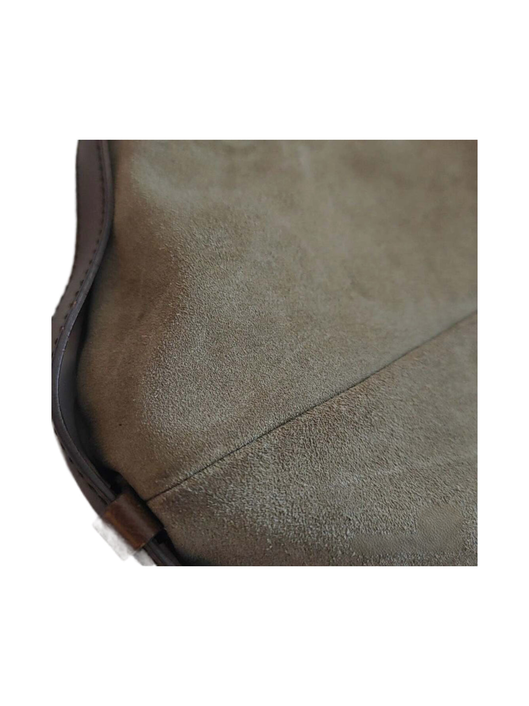 Yves Saint Laurent Tom Ford Era Mombasa Medium Hobo Bag – Taupe Suede & Sculpted Horn Handle Archive Piece