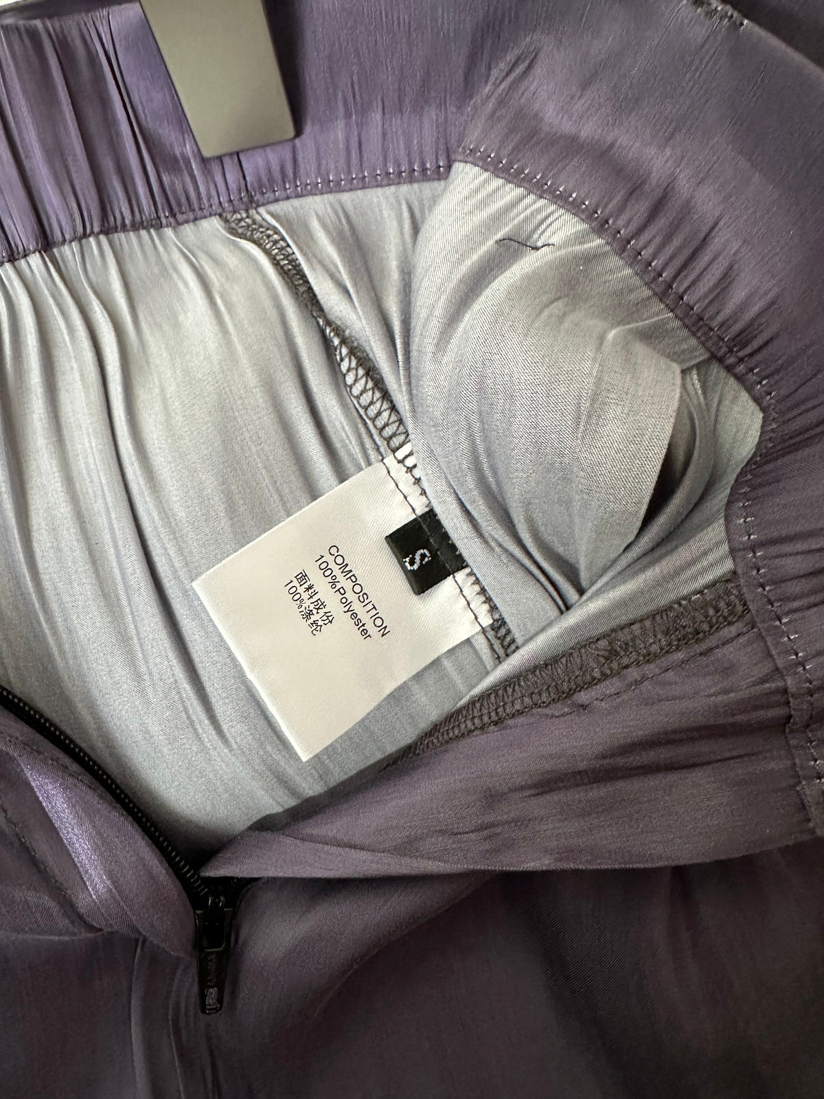 George Keburia Purple Adjustable-Strap Top & 1200AM Wide-Leg Trousers Set