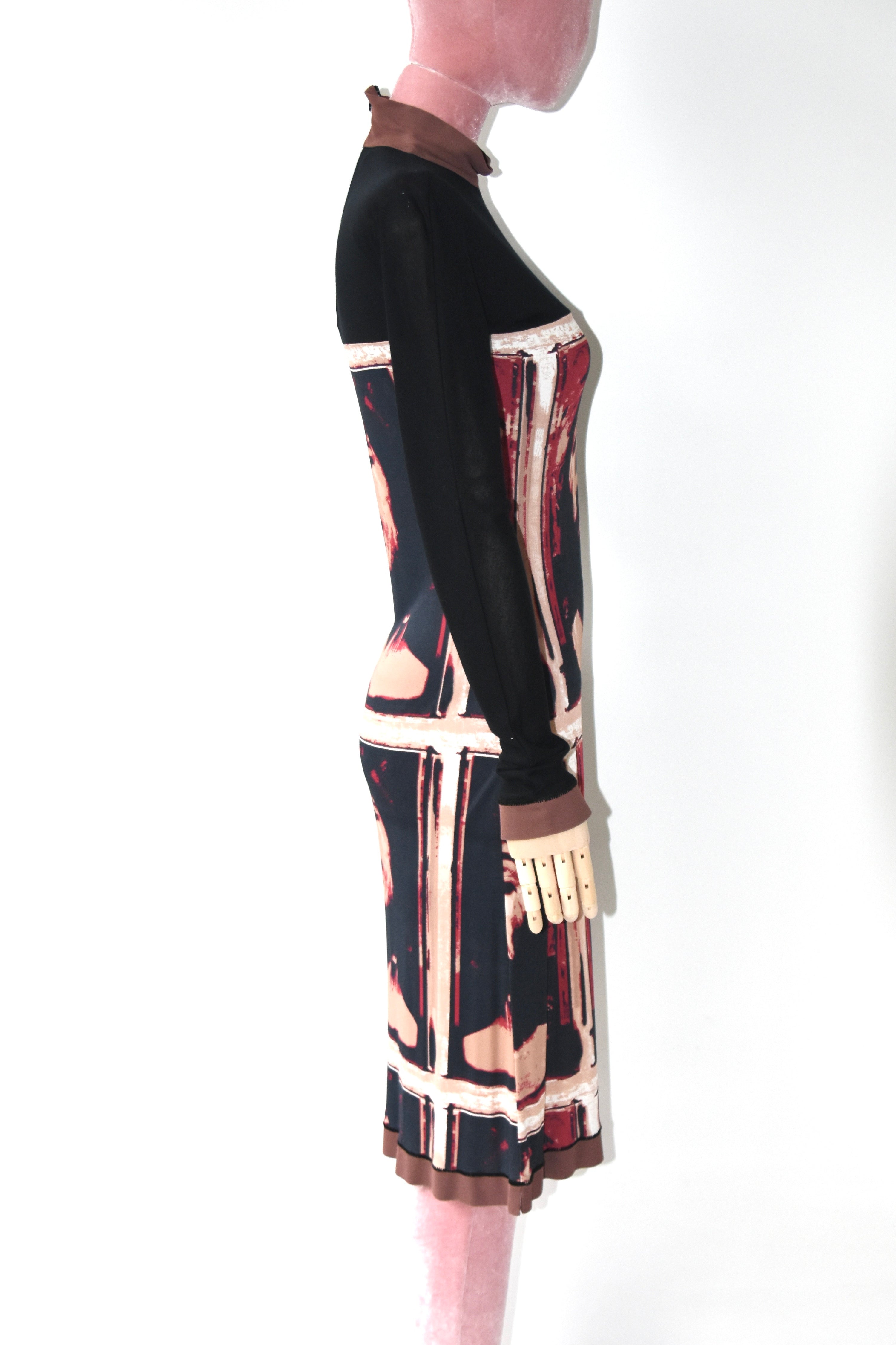 Jean Paul Gaultier FEMME Portrait Mesh Dress