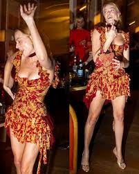 Roberto Cavalli Spring 2001 Runway Silk Gown