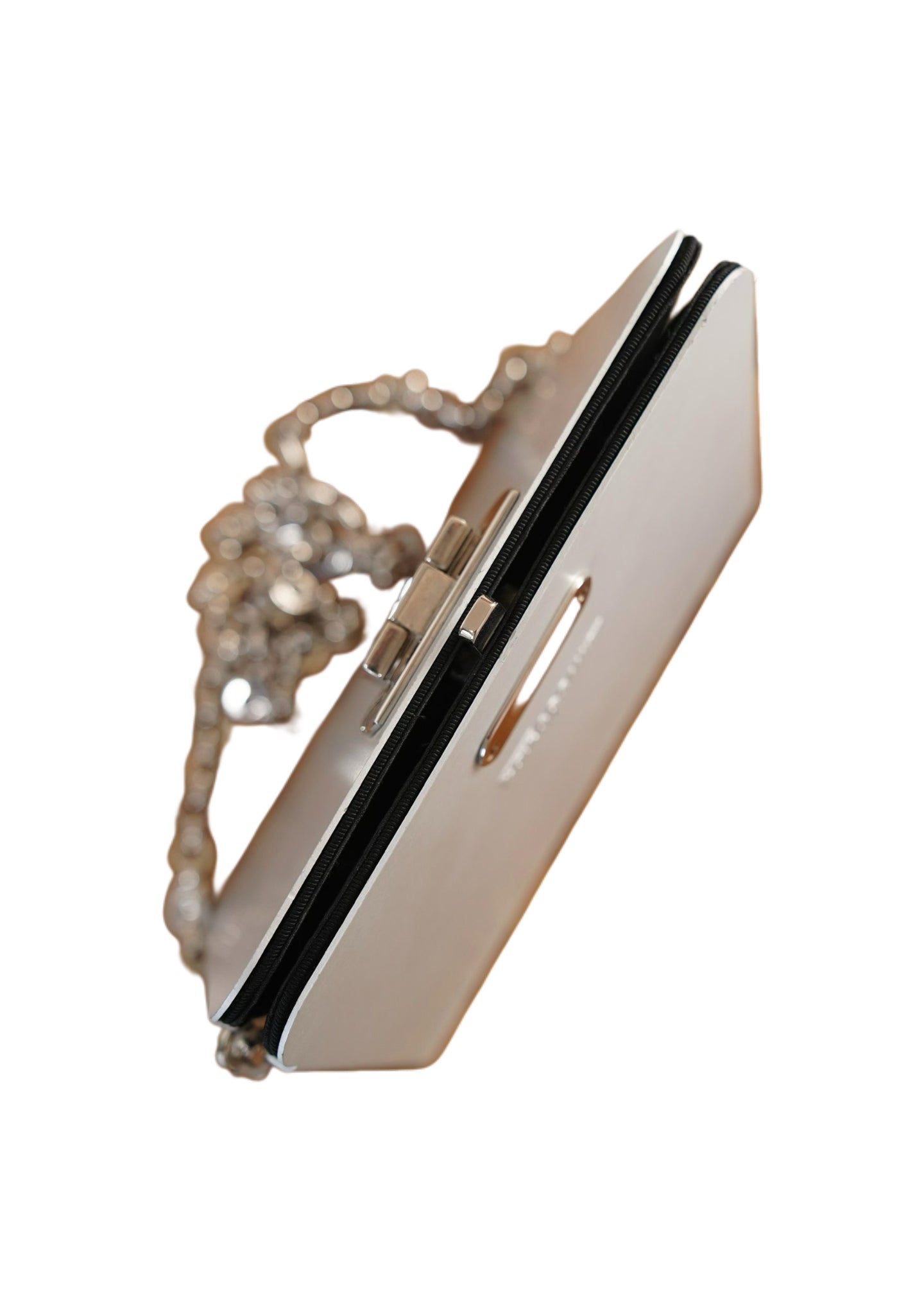 Salvatore Ferragamo Limited Edition Aluminium Metal Box Bag – Rare Sculptural Chain Shoulder Bag Collector Piece