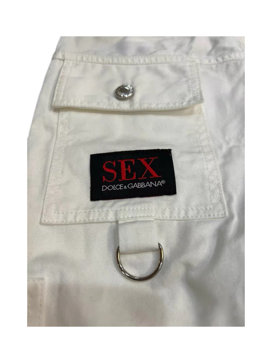 Dolce & Gabbana S/S 2003 “SEX” Strap Punk Bondage Pants – Rare Archive Multi-Buckle Trousers